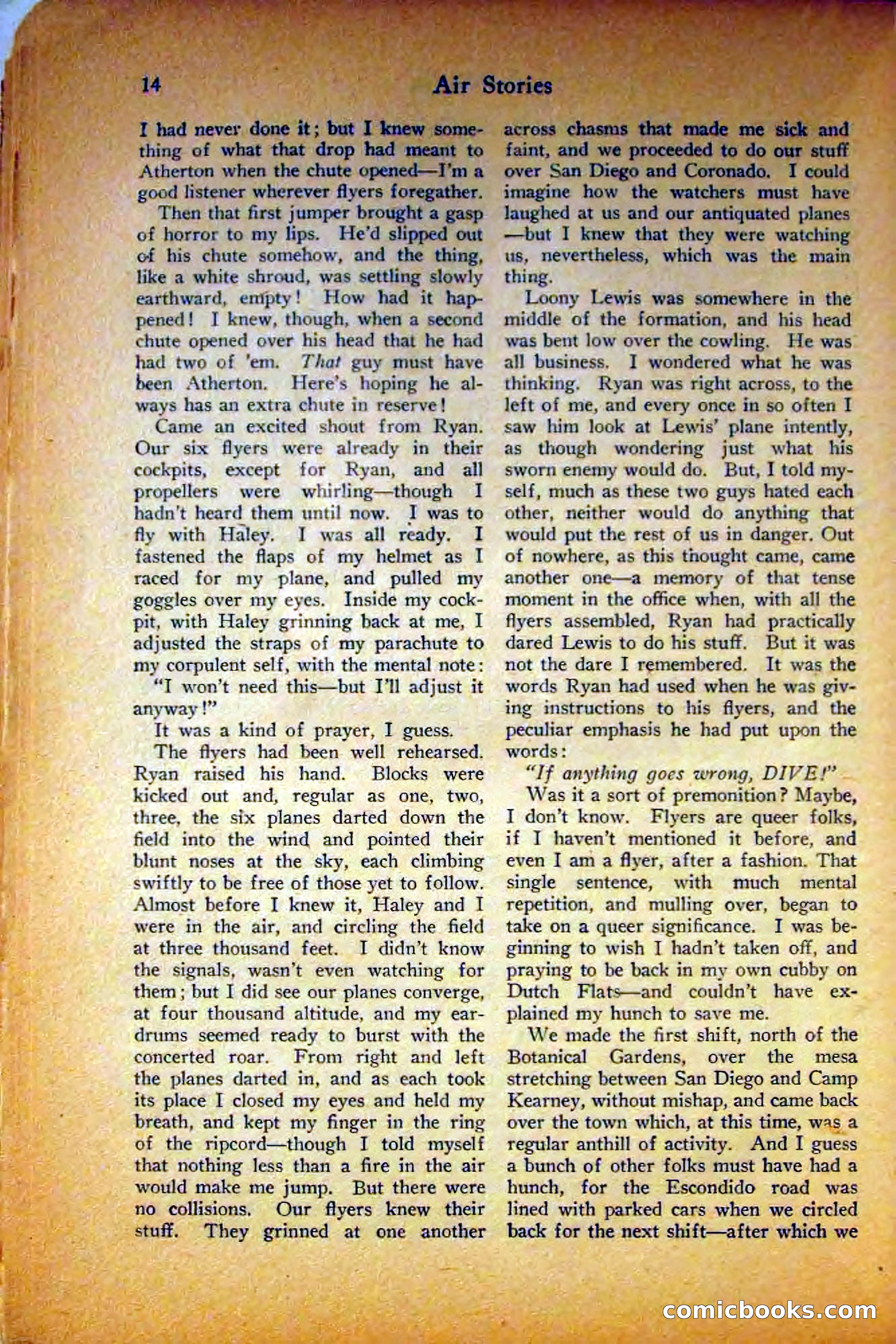 Air Stories, August 1927 — page 18 of 132