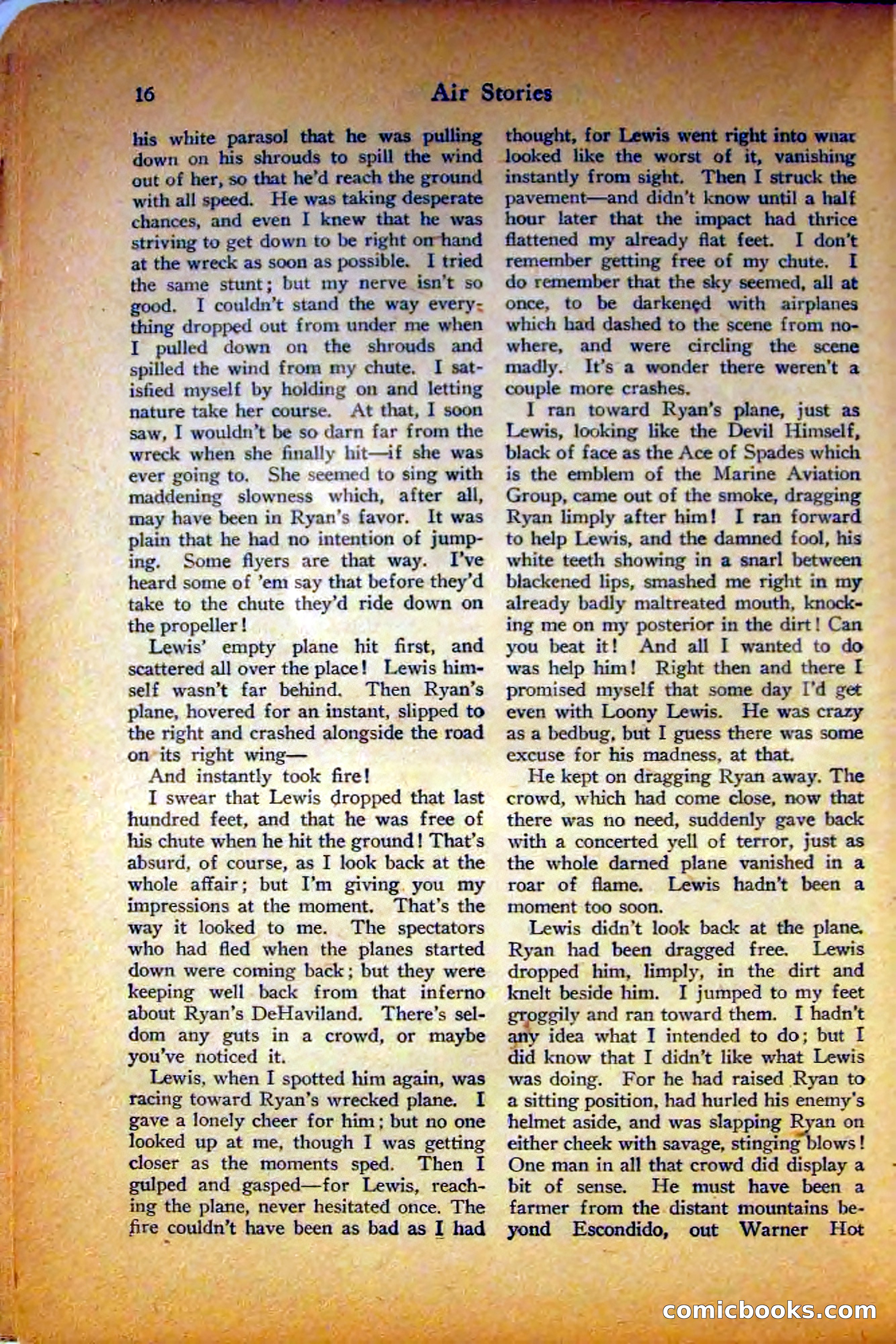 Air Stories, August 1927 — page 20 of 132
