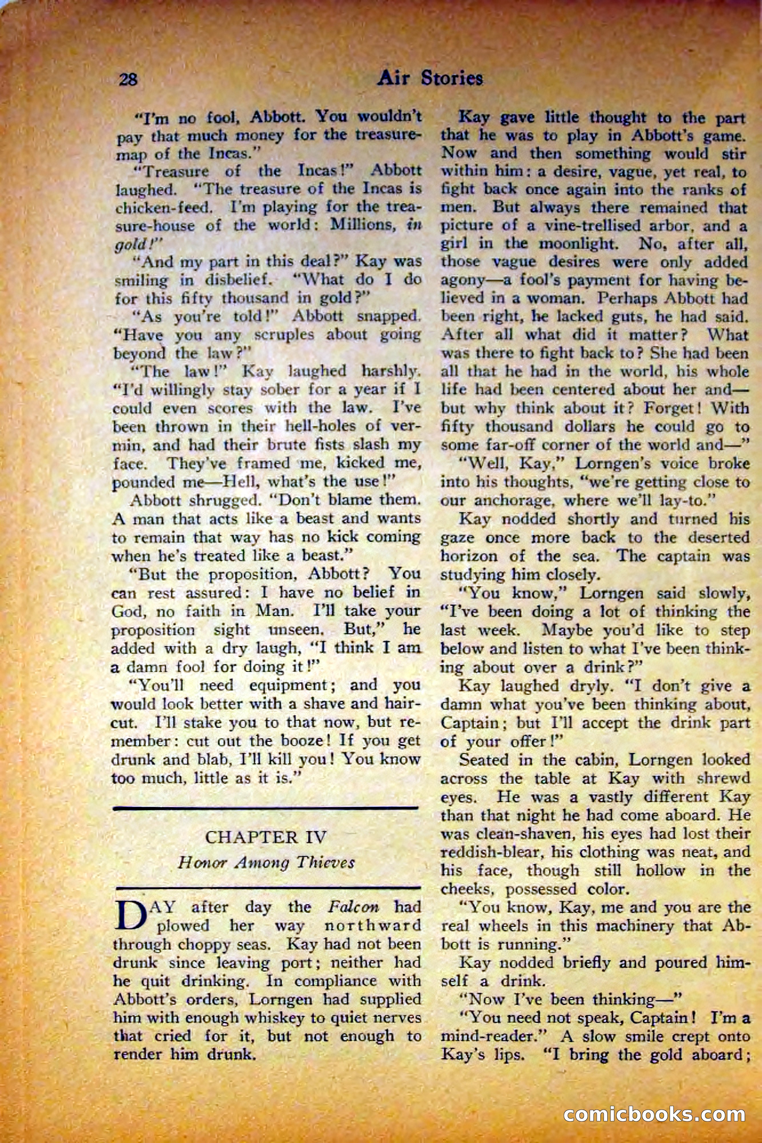 Air Stories, August 1927 — page 32 of 132
