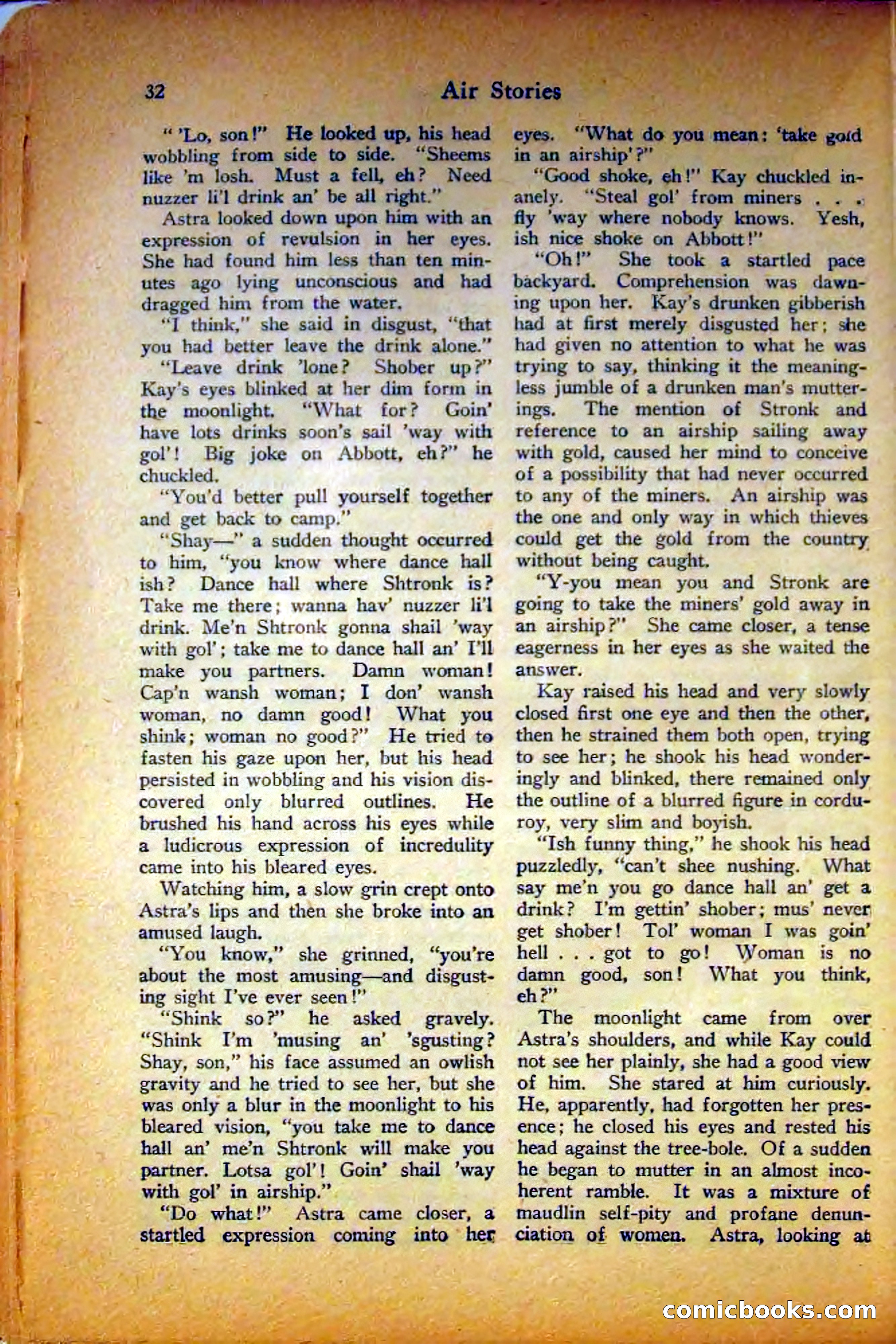 Air Stories, August 1927 — page 36 of 132