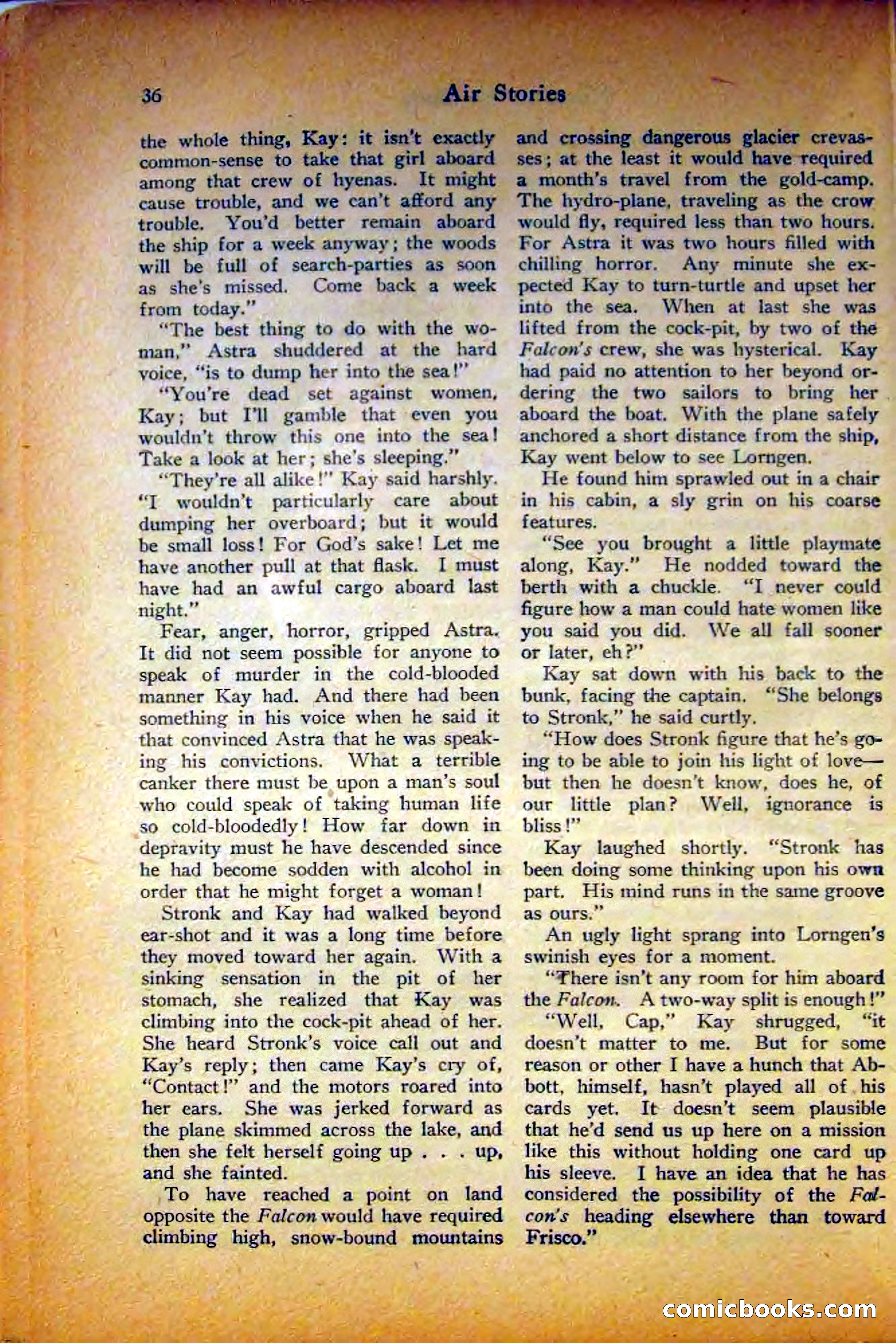 Air Stories, August 1927 — page 40 of 132