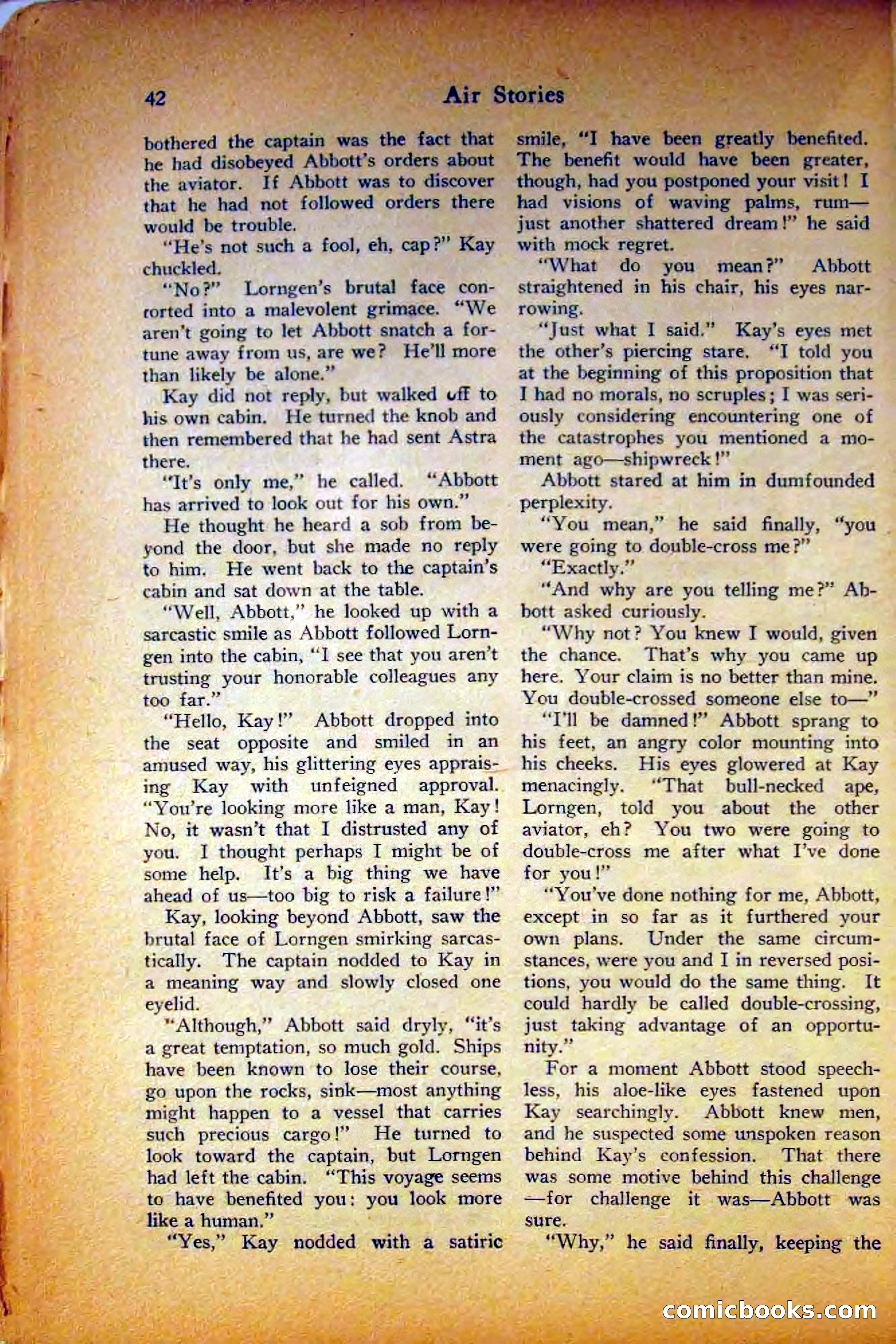 Air Stories, August 1927 — page 46 of 132