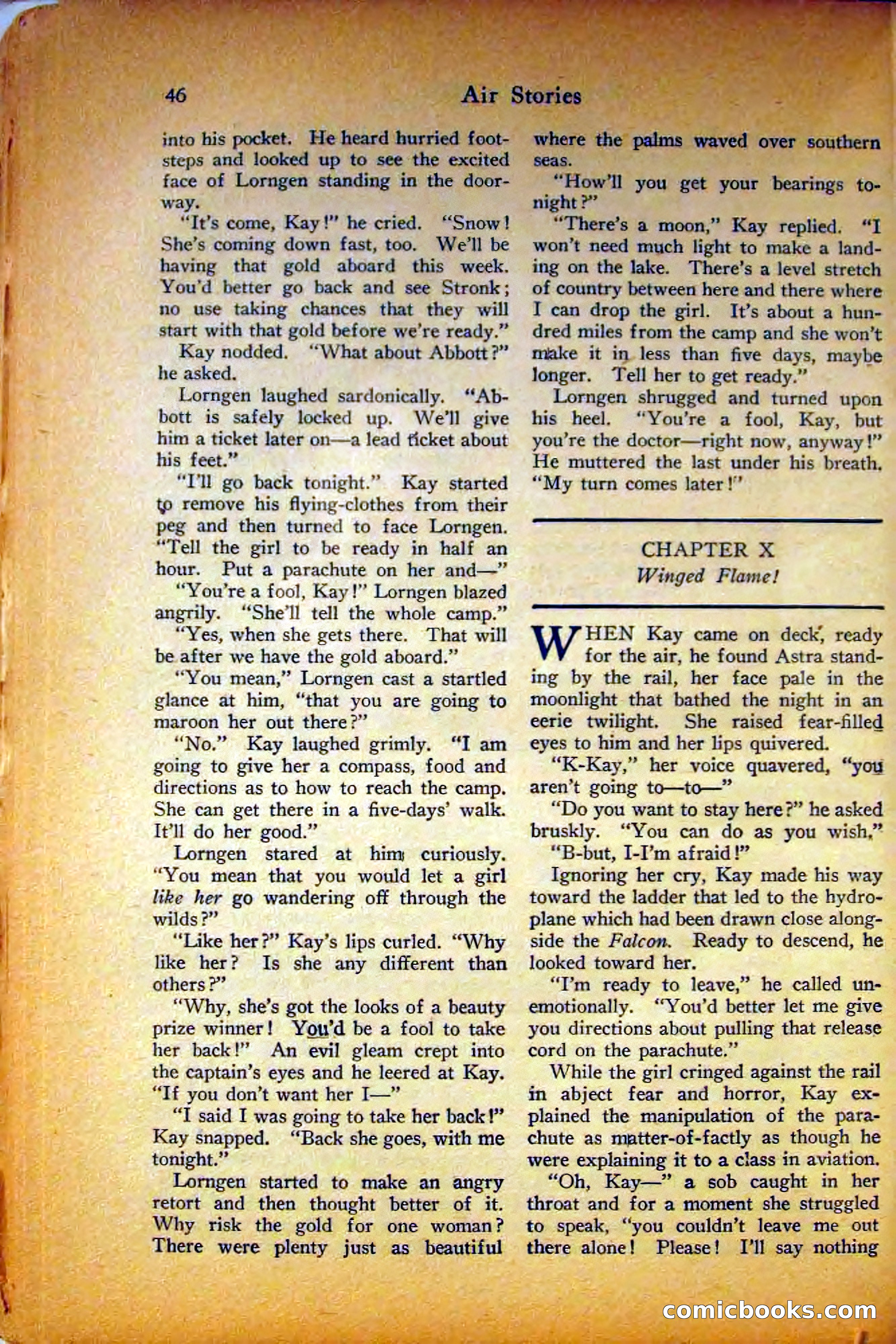 Air Stories, August 1927 — page 50 of 132