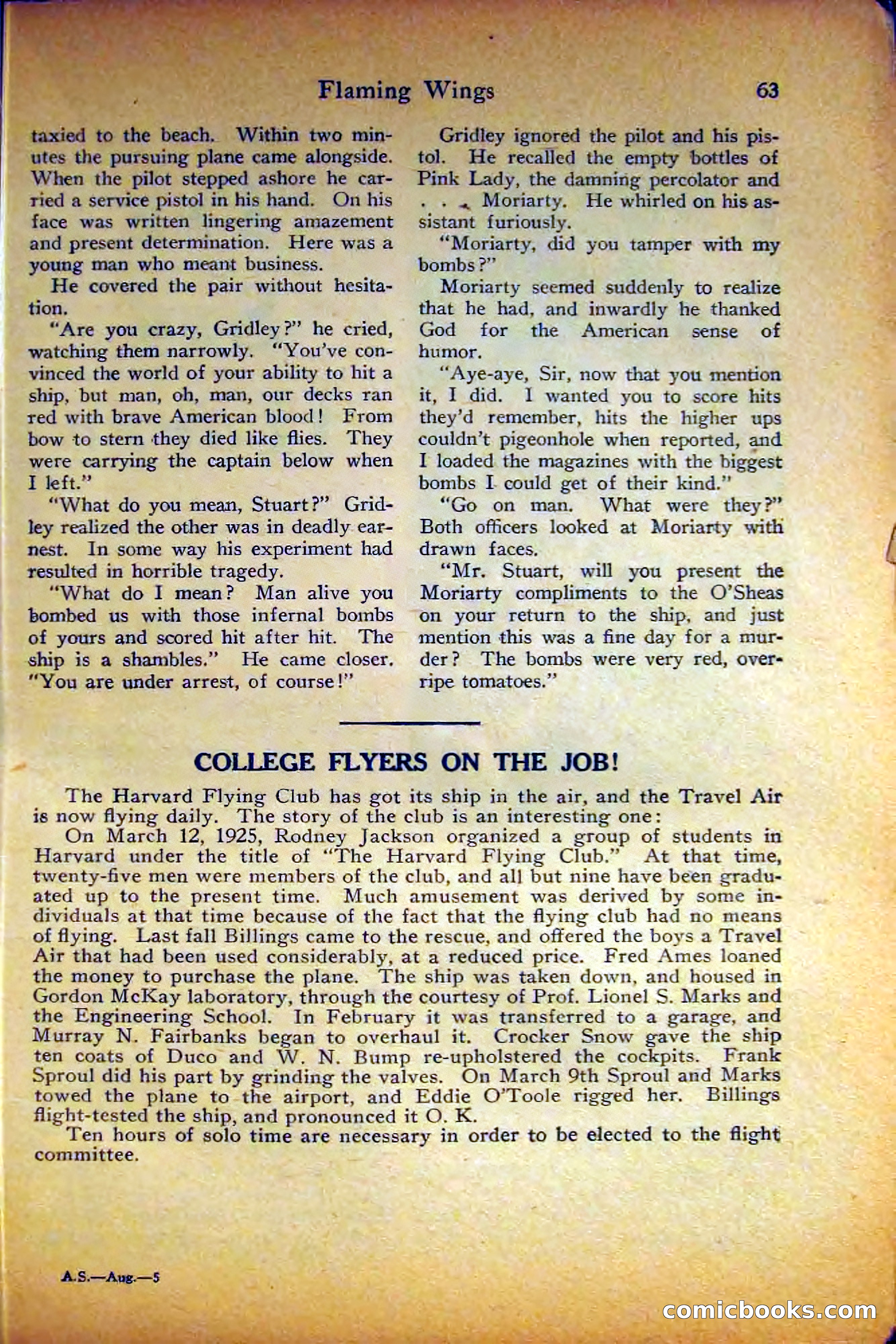 Air Stories, August 1927 — page 67 of 132