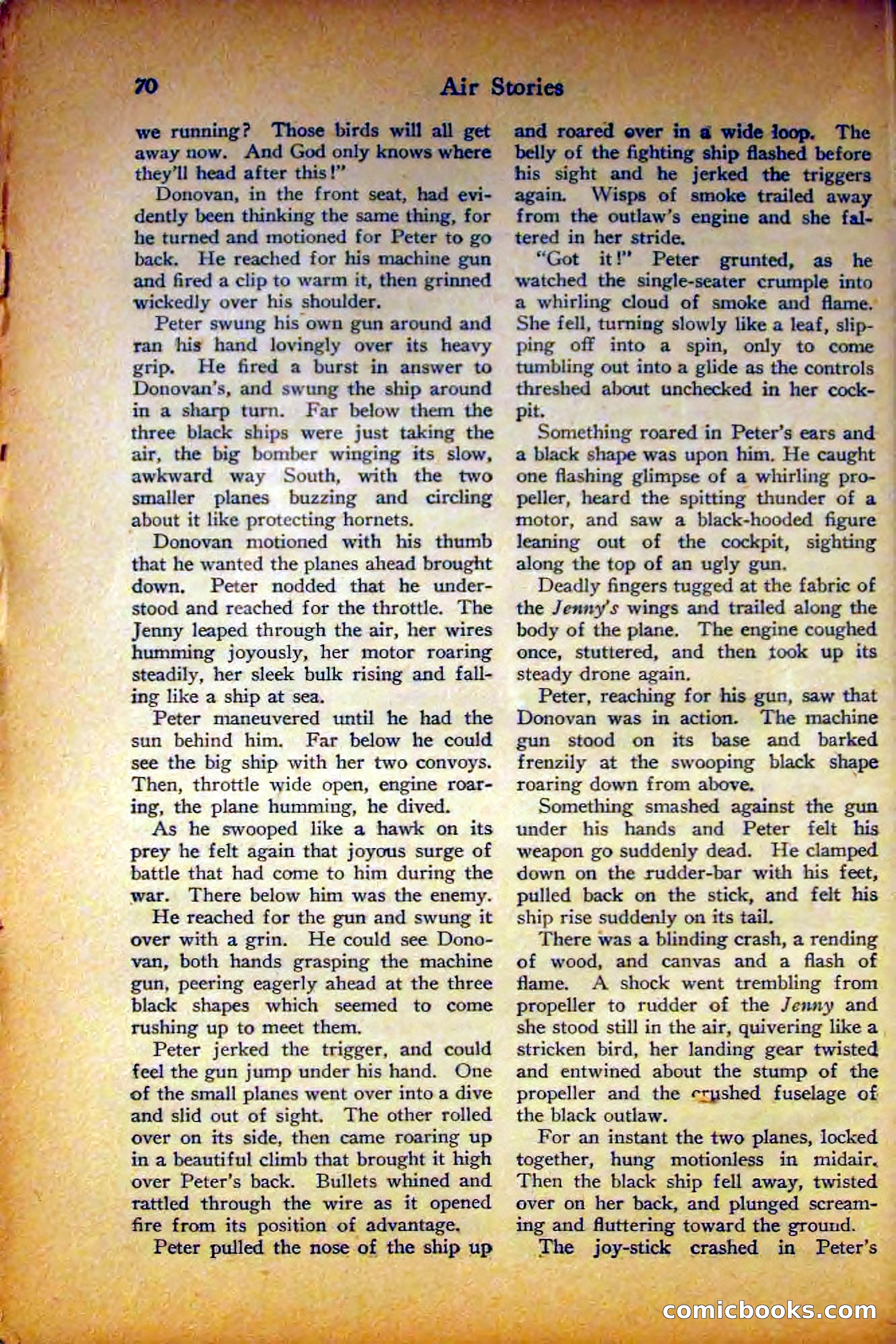 Air Stories, August 1927 — page 74 of 132