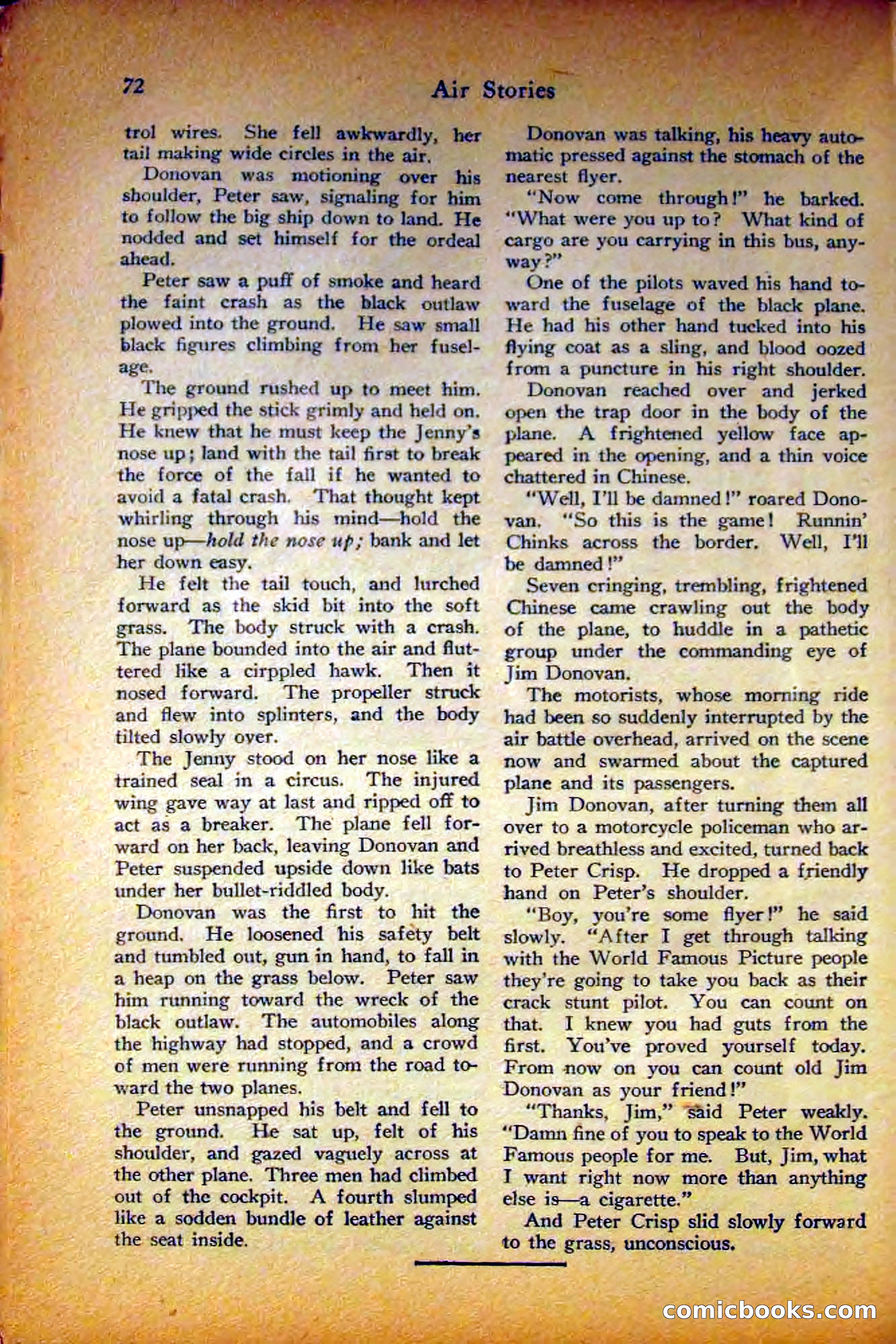 Air Stories, August 1927 — page 76 of 132