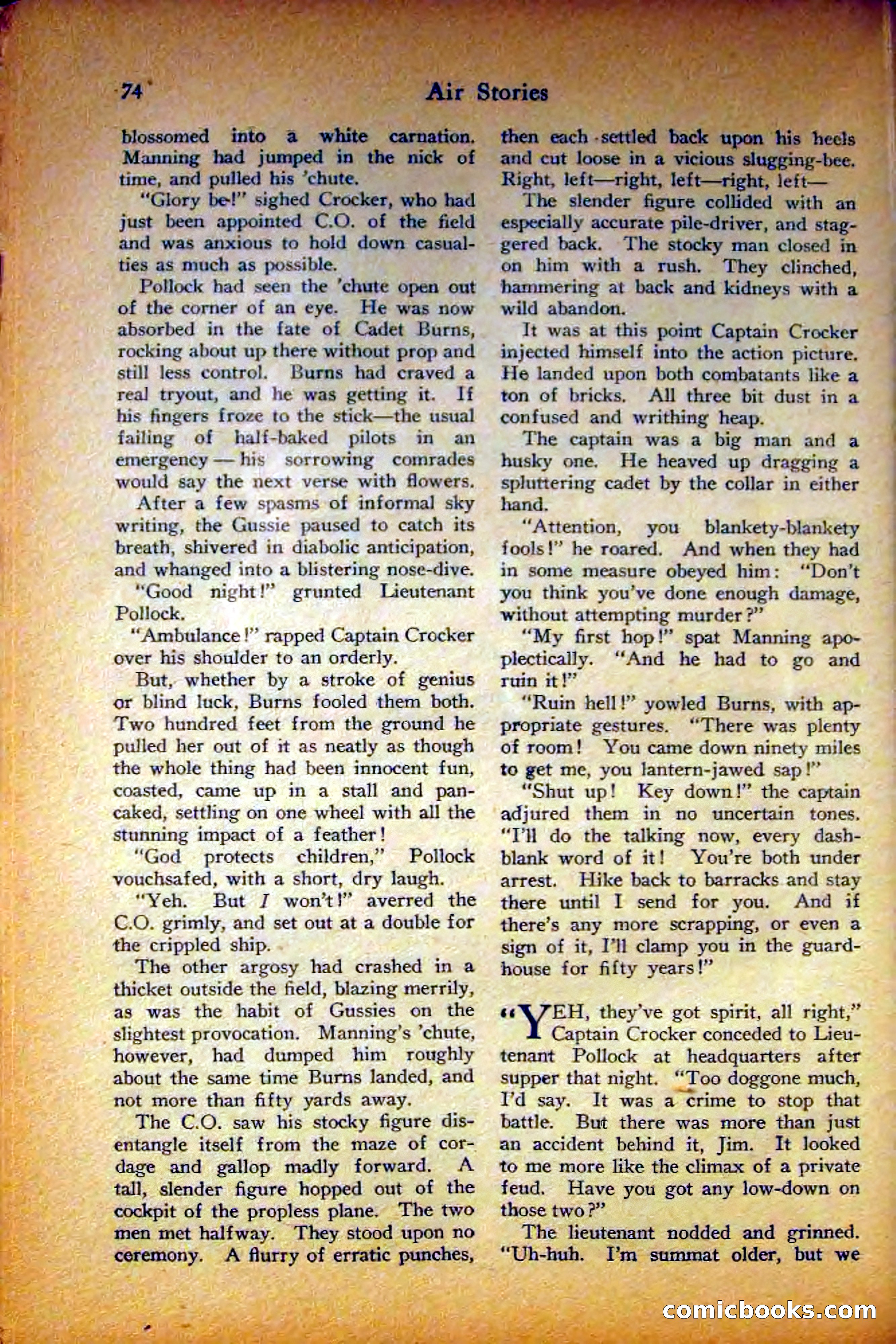 Air Stories, August 1927 — page 78 of 132