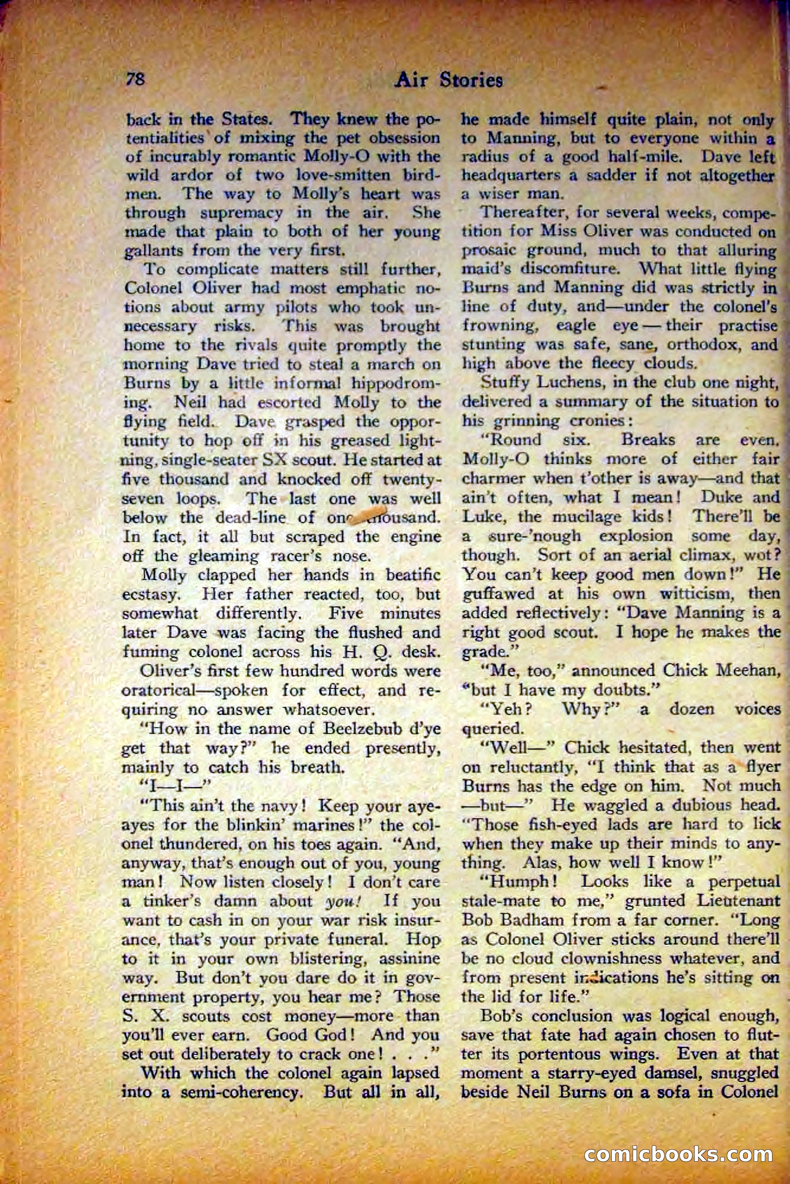 Air Stories, August 1927 — page 82 of 132