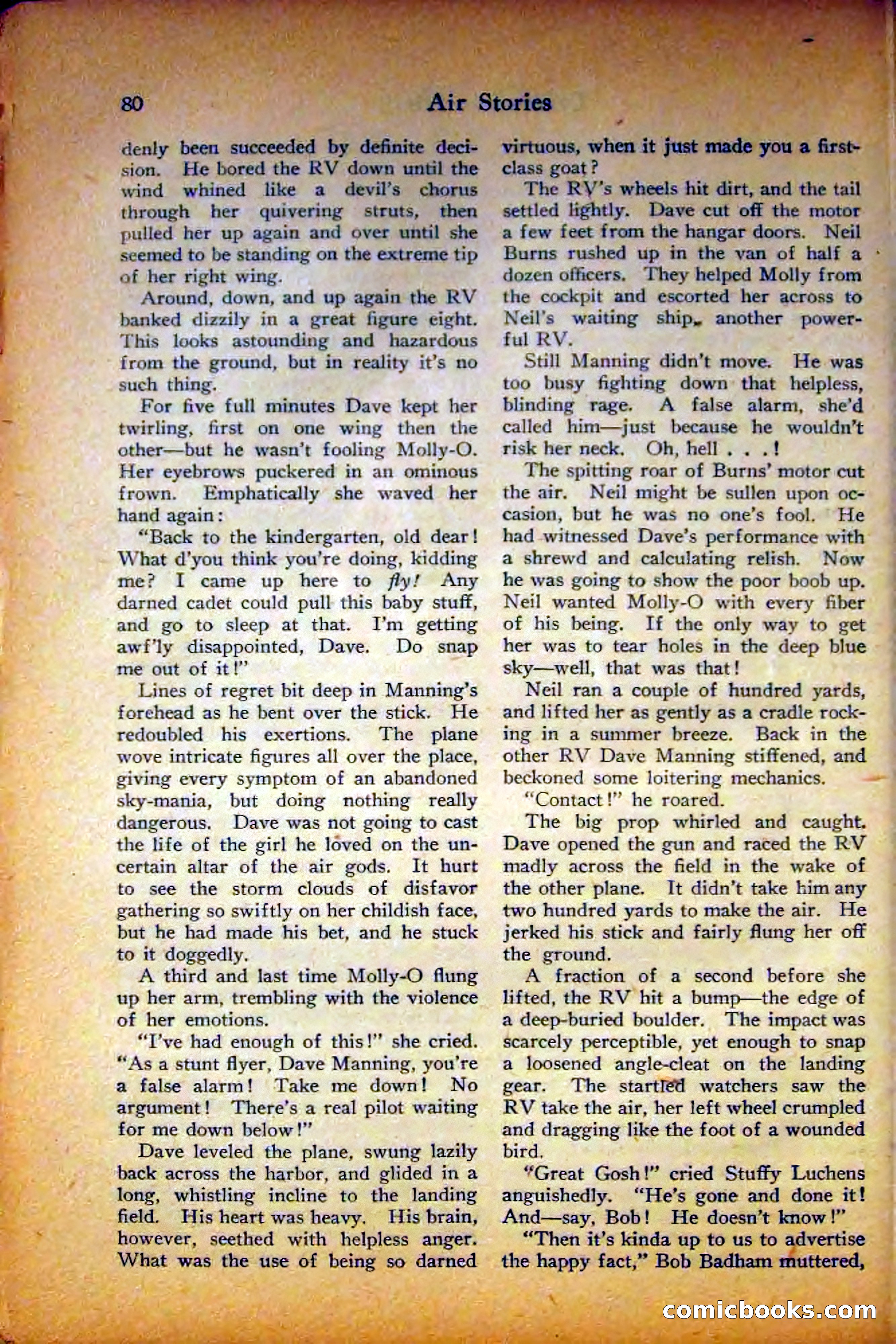 Air Stories, August 1927 — page 84 of 132