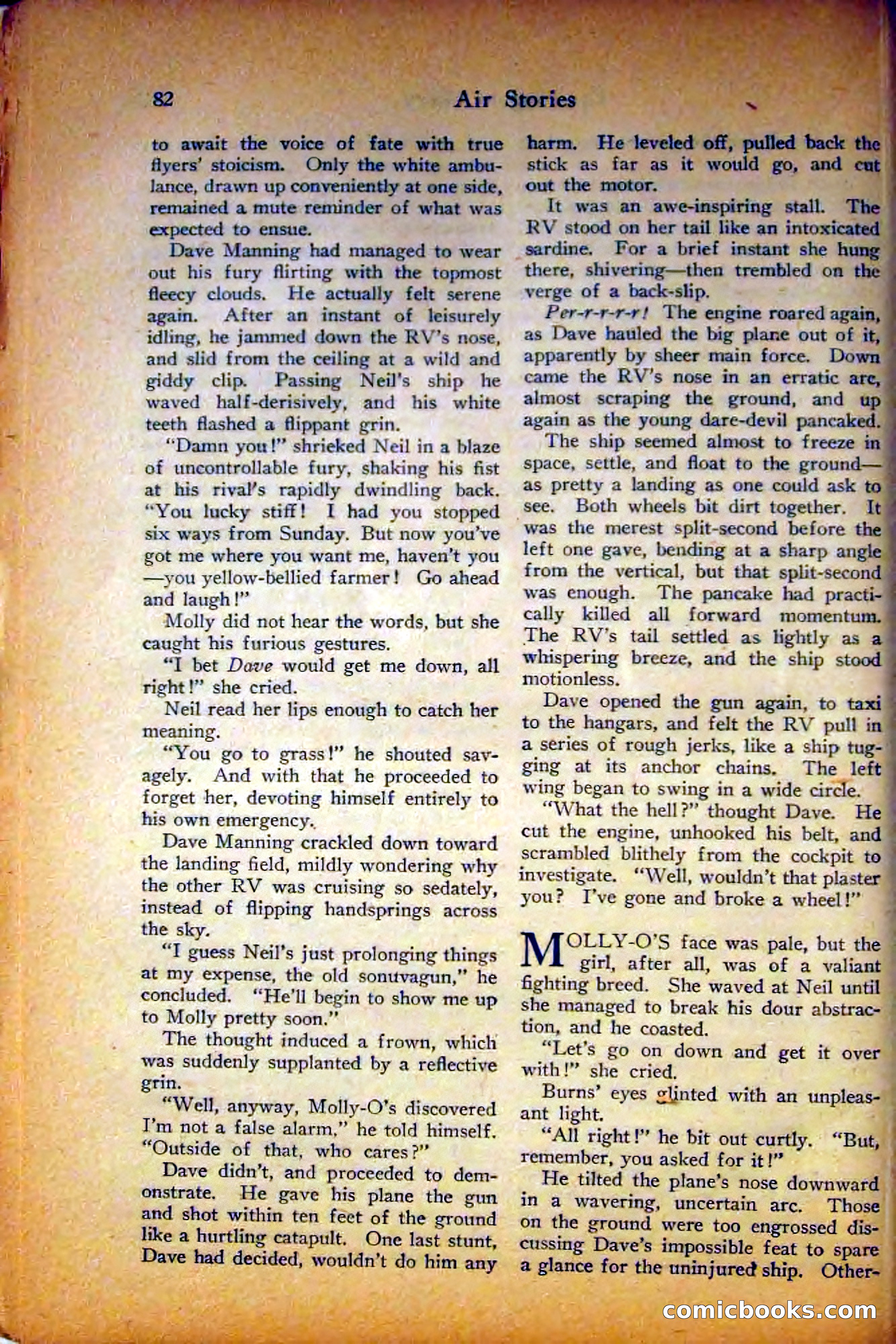 Air Stories, August 1927 — page 86 of 132