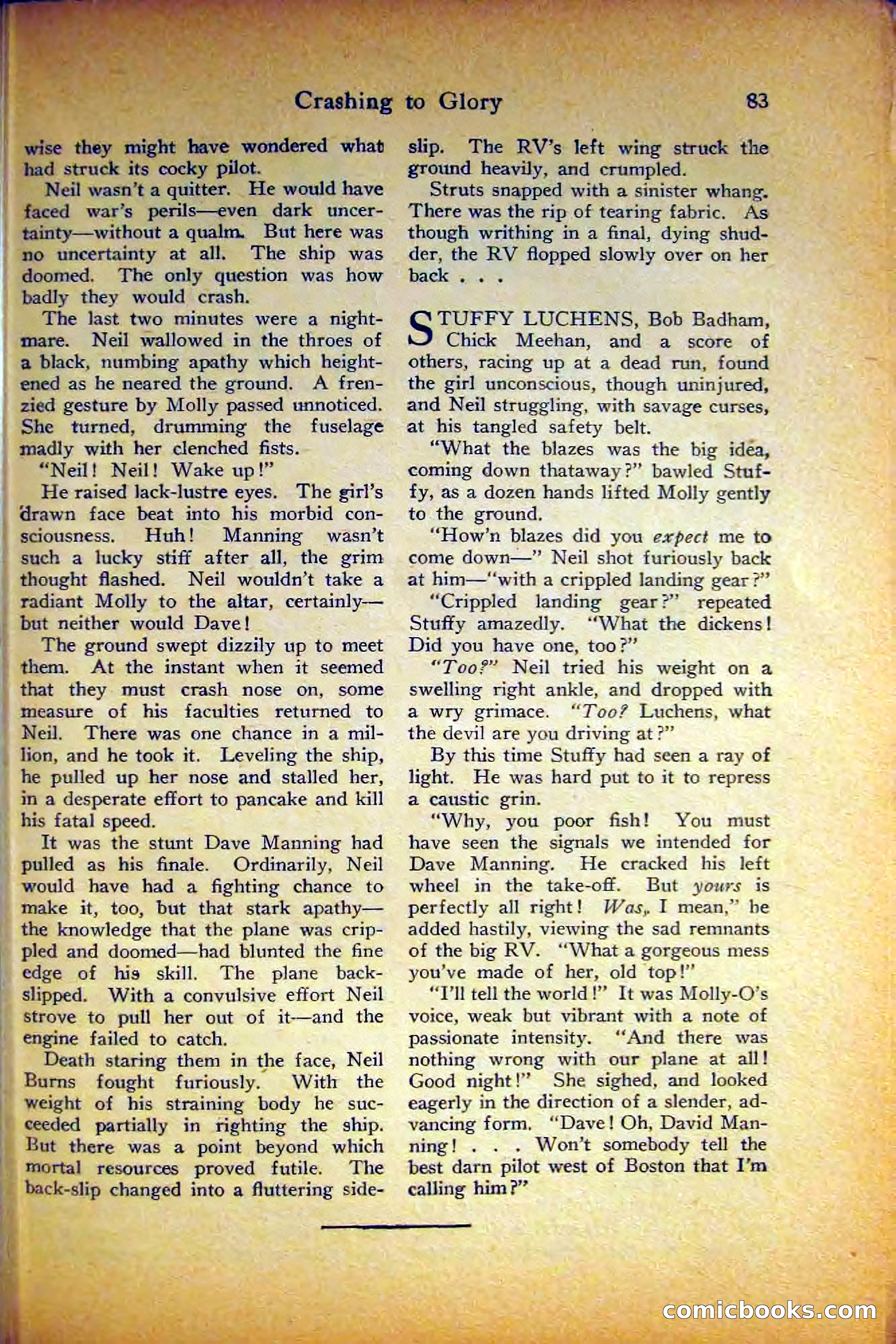 Air Stories, August 1927 — page 87 of 132