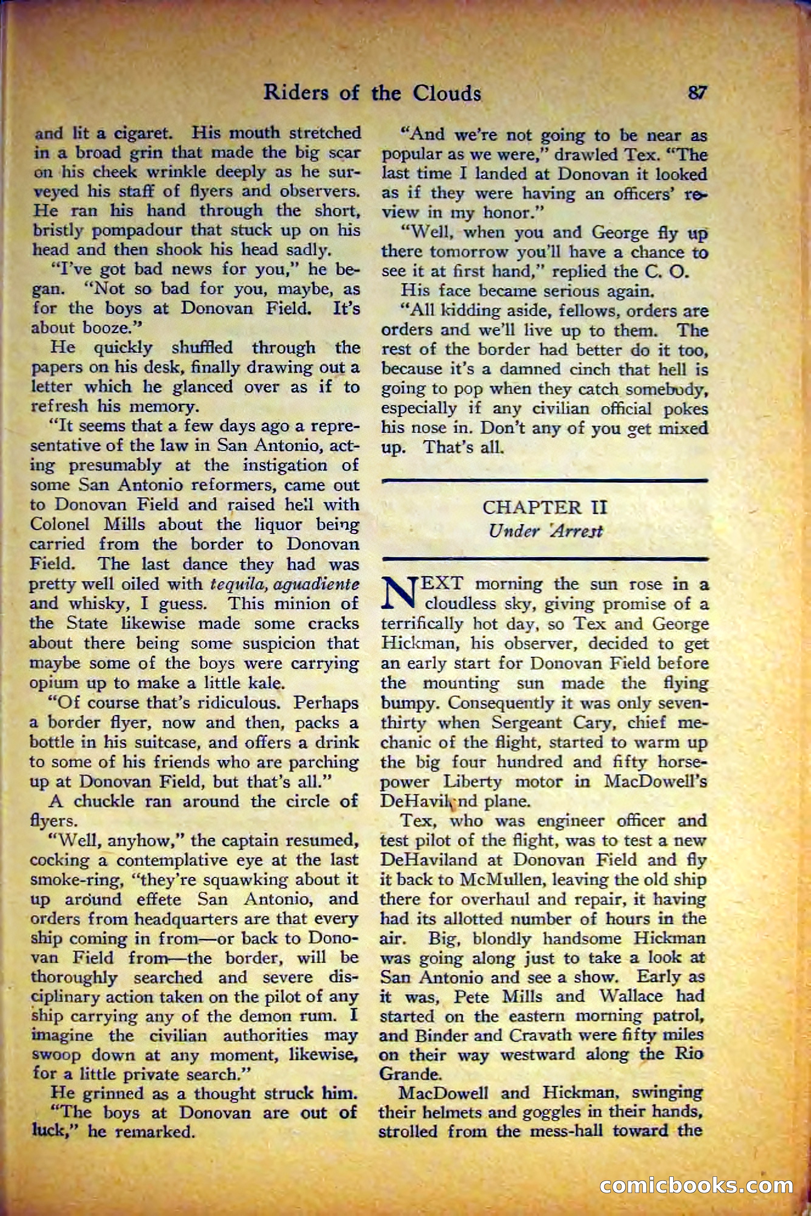 Air Stories, August 1927 — page 91 of 132