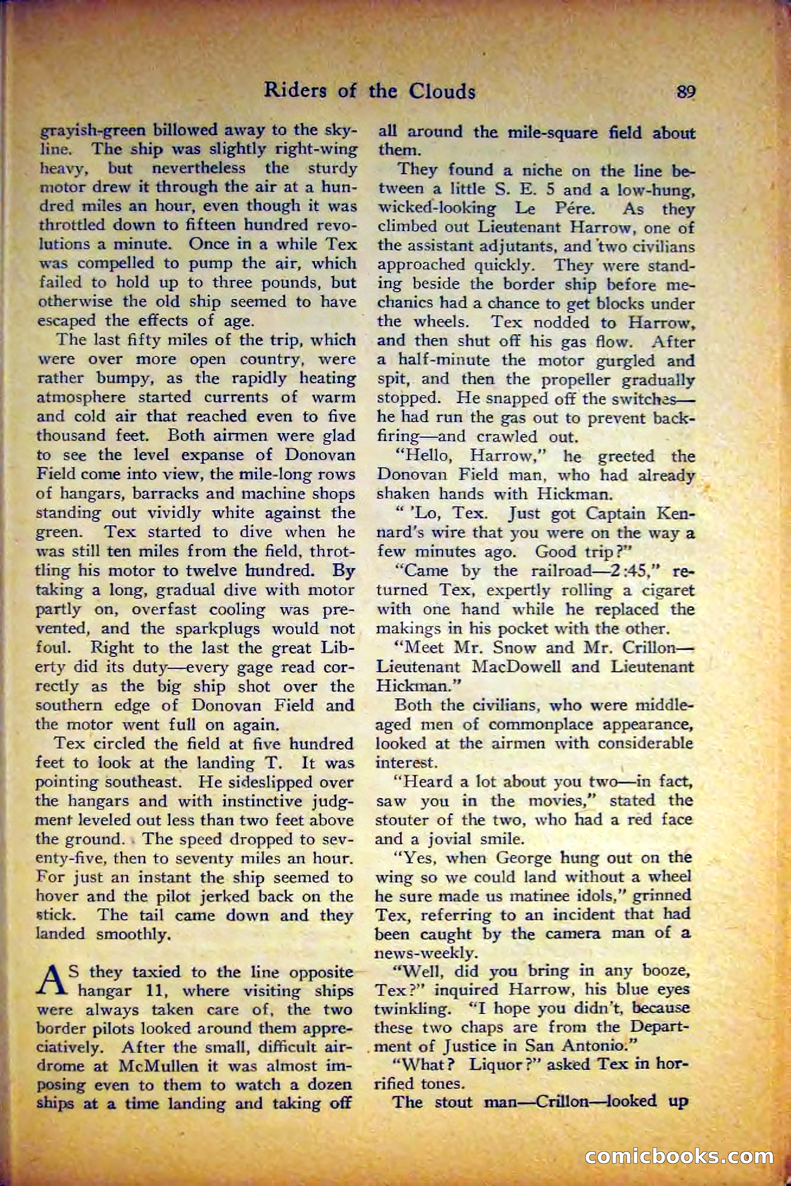Air Stories, August 1927 — page 93 of 132