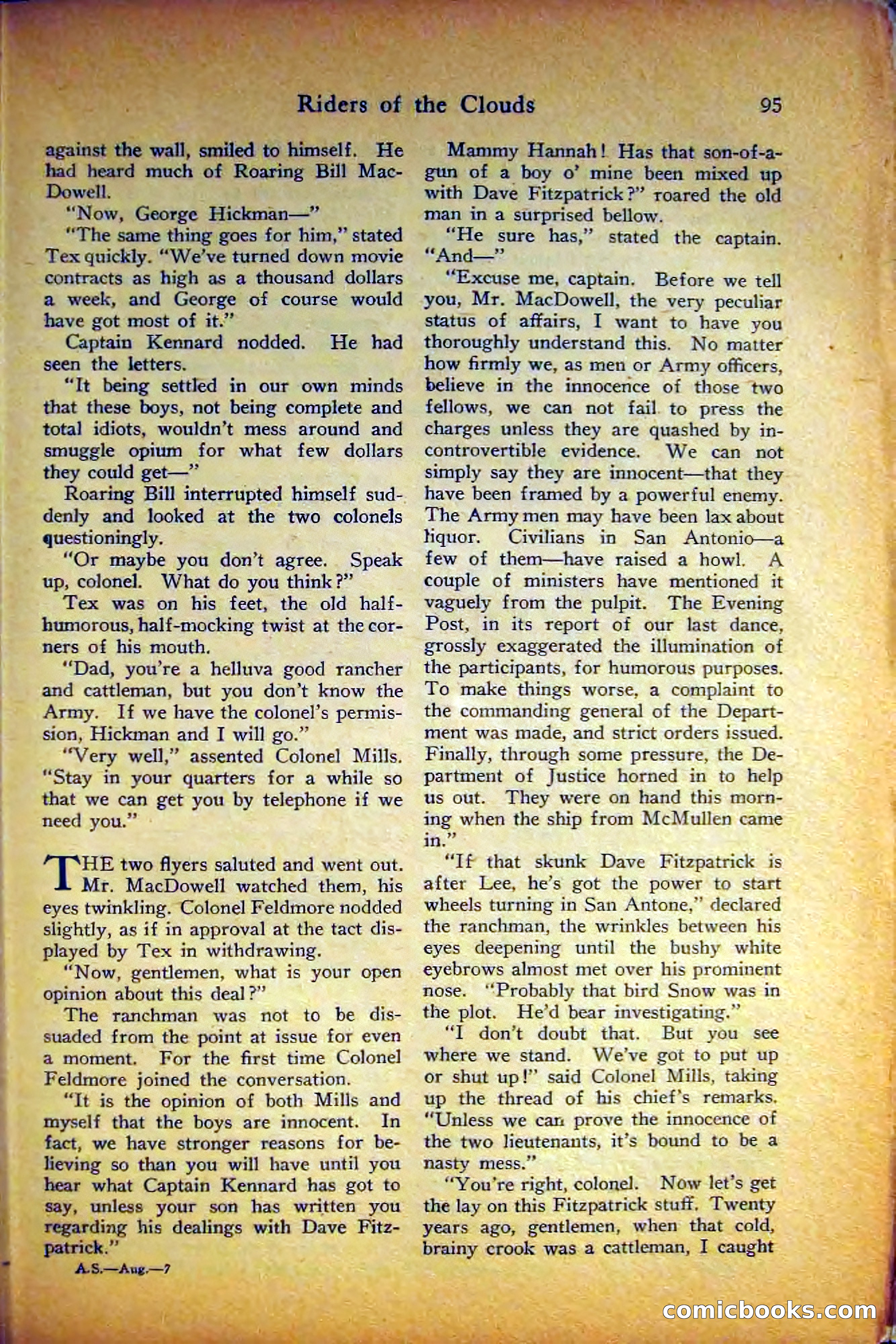 Air Stories, August 1927 — page 99 of 132