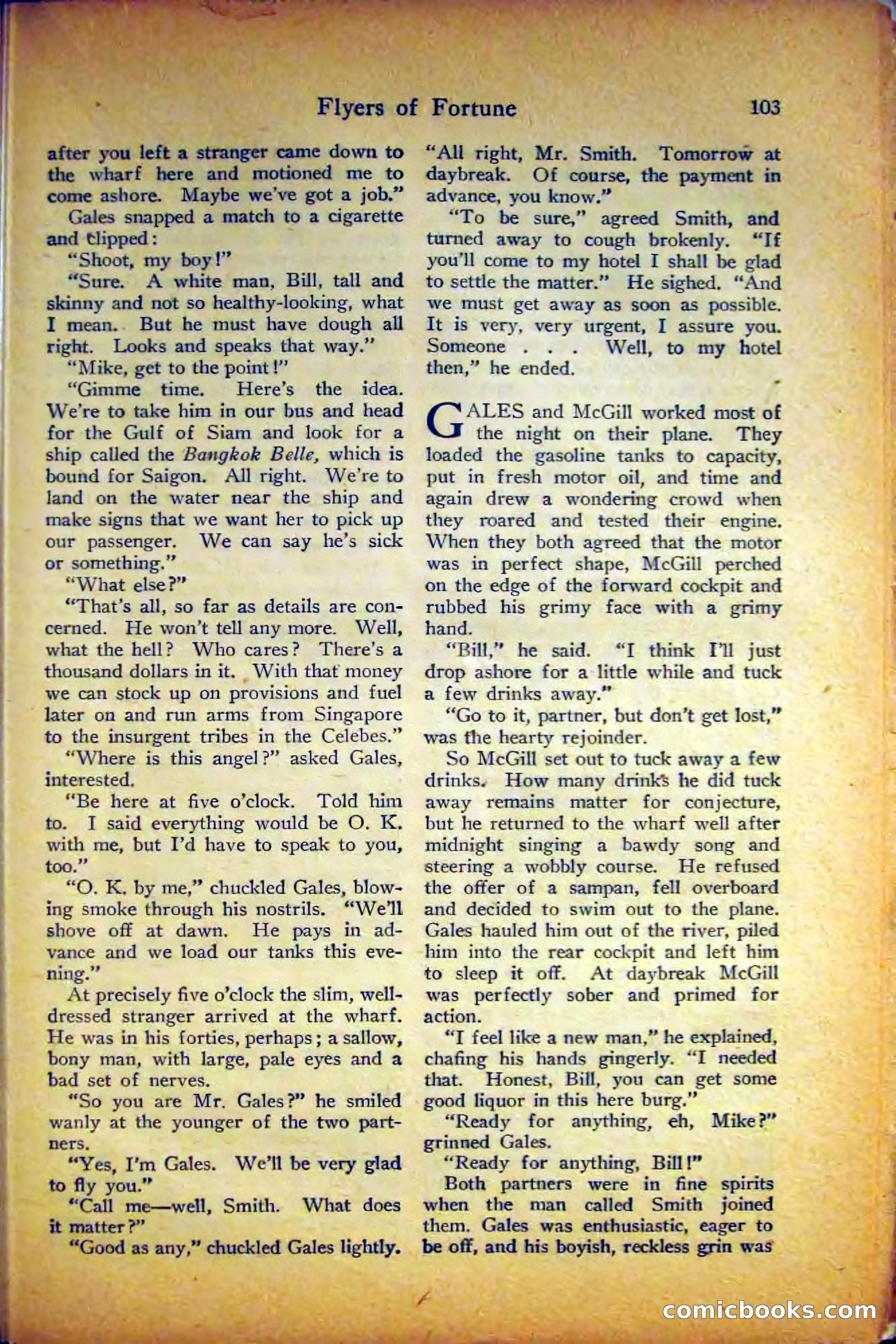 Air Stories, August 1927 — page 107 of 132