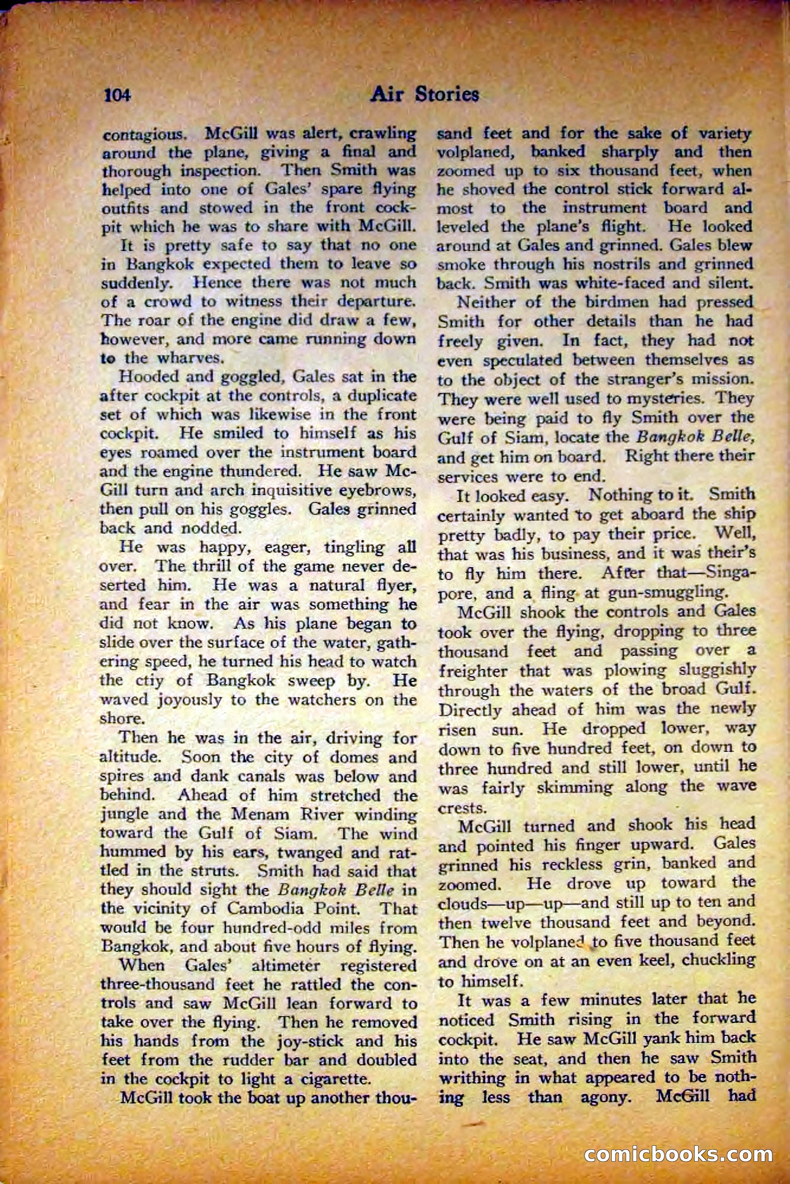 Air Stories, August 1927 — page 108 of 132