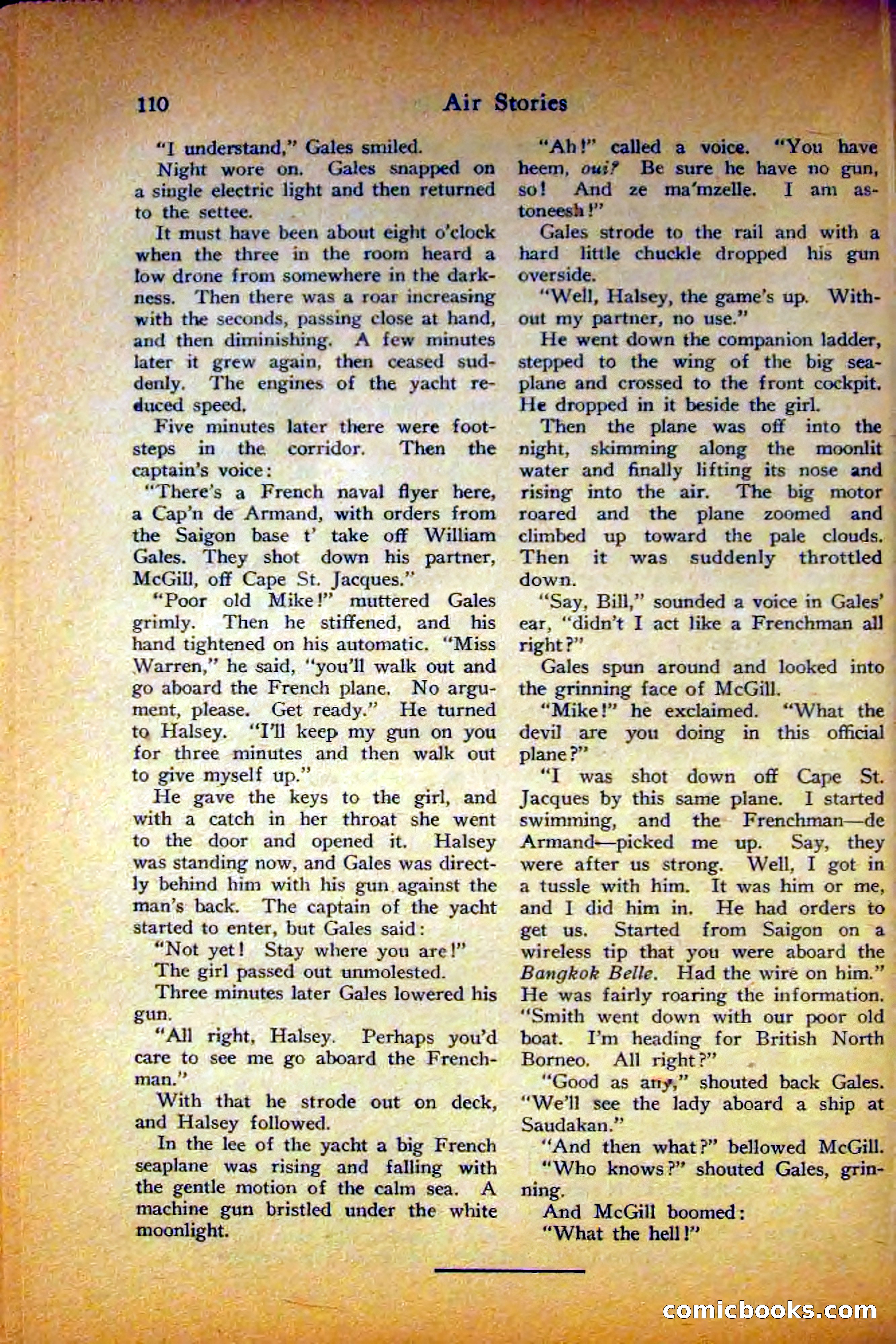 Air Stories, August 1927 — page 114 of 132