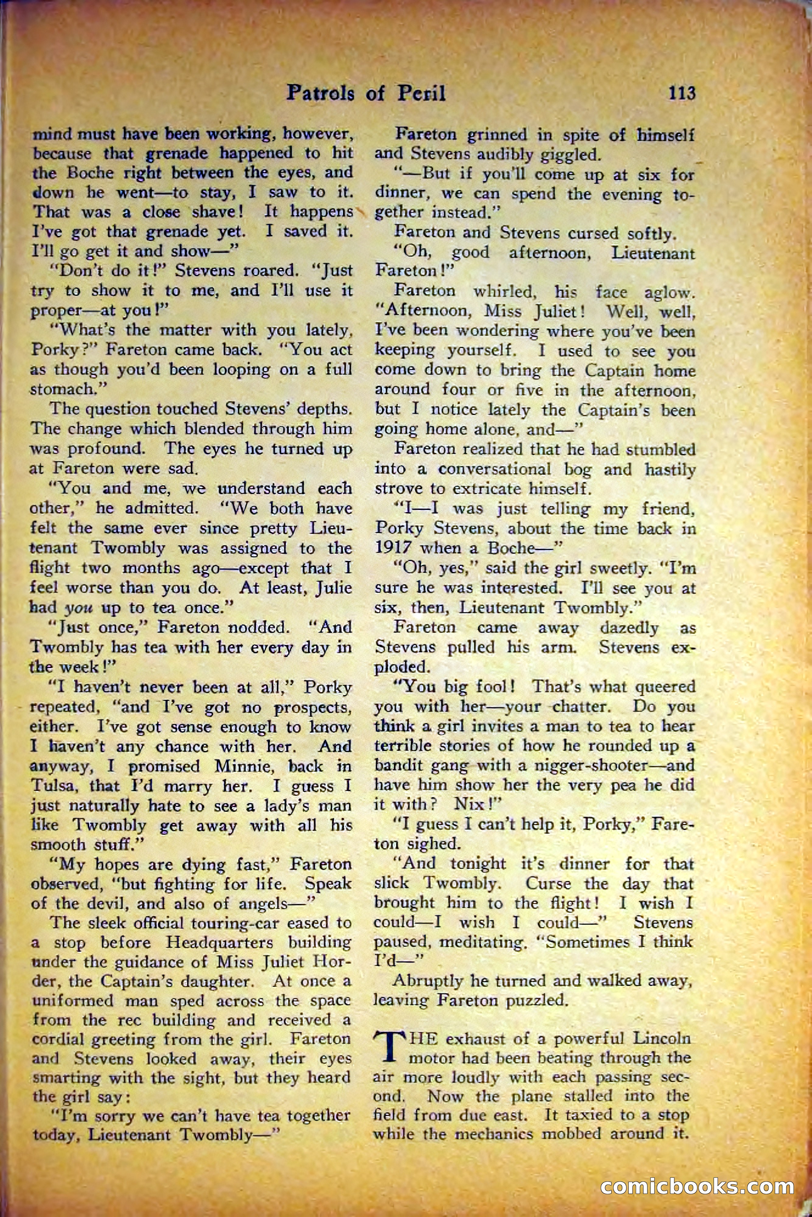 Air Stories, August 1927 — page 117 of 132