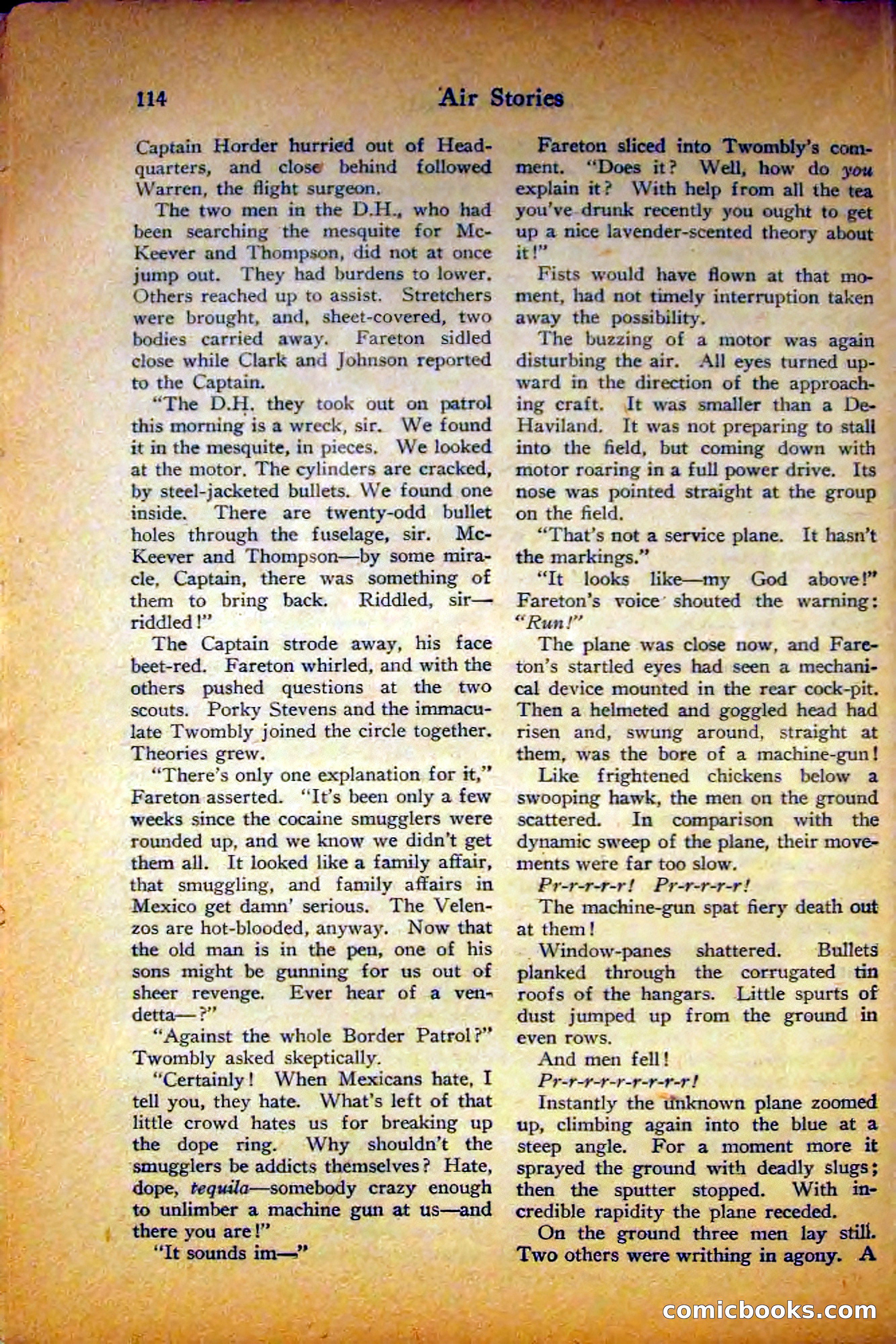 Air Stories, August 1927 — page 118 of 132