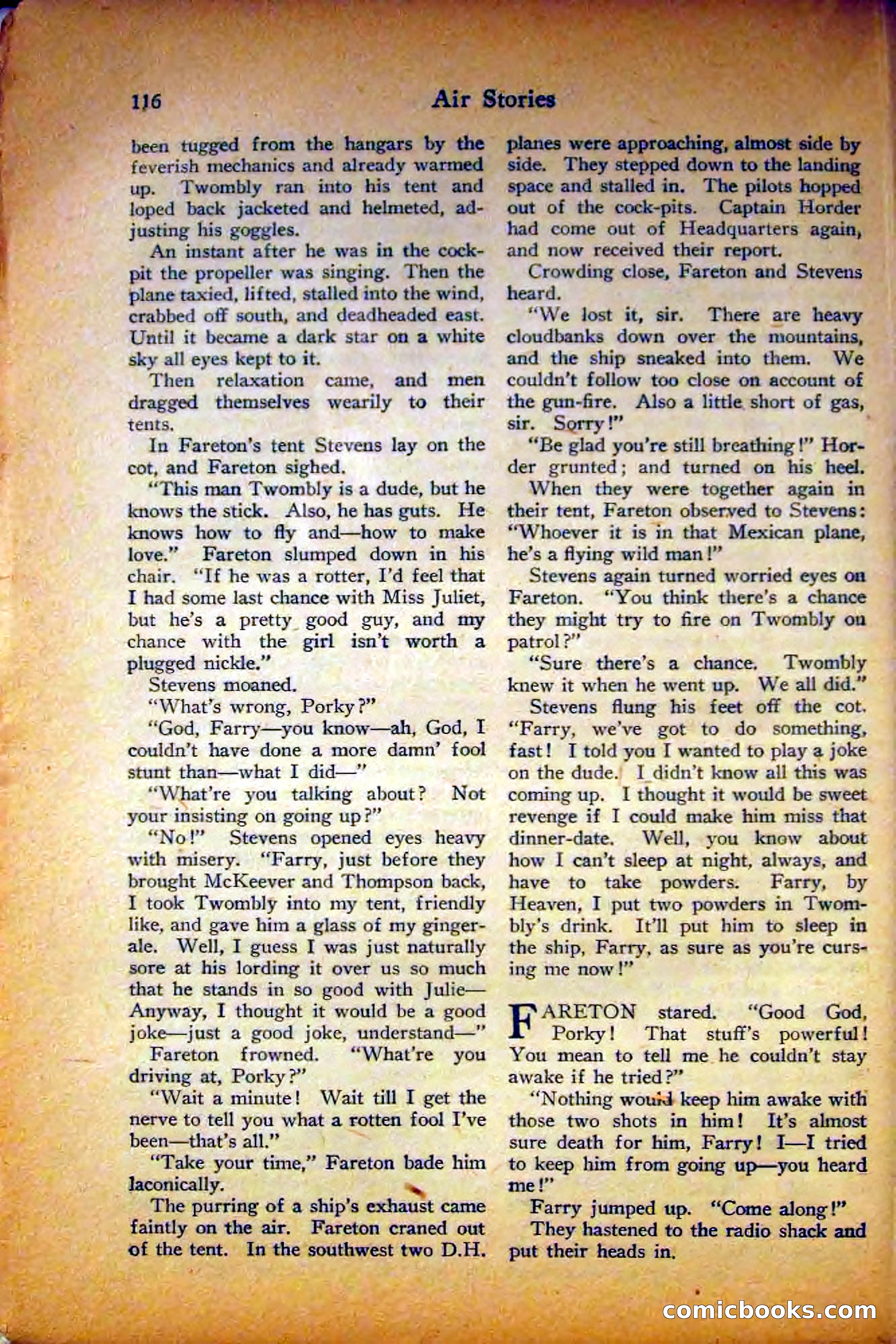 Air Stories, August 1927 — page 120 of 132