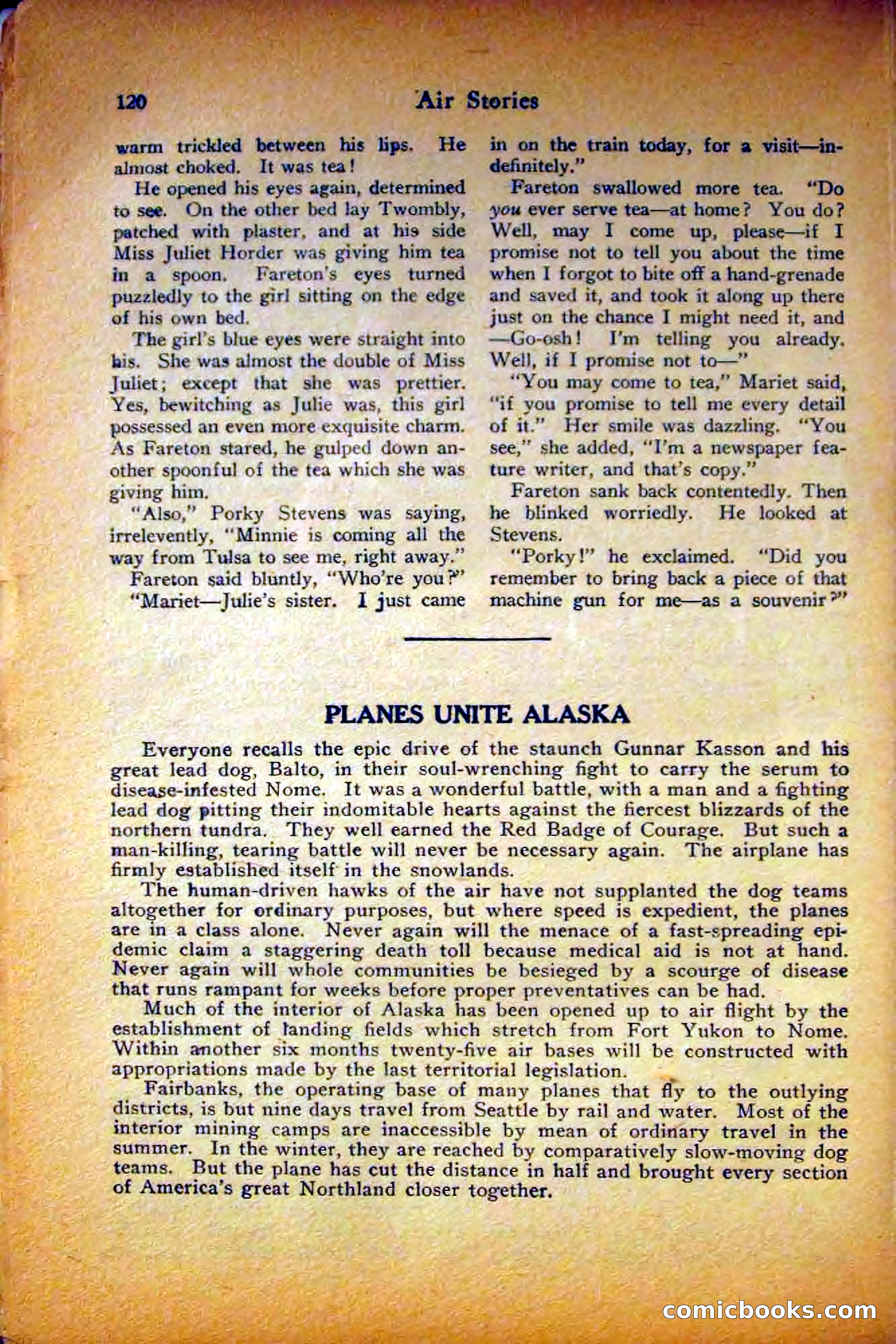Air Stories, August 1927 — page 124 of 132