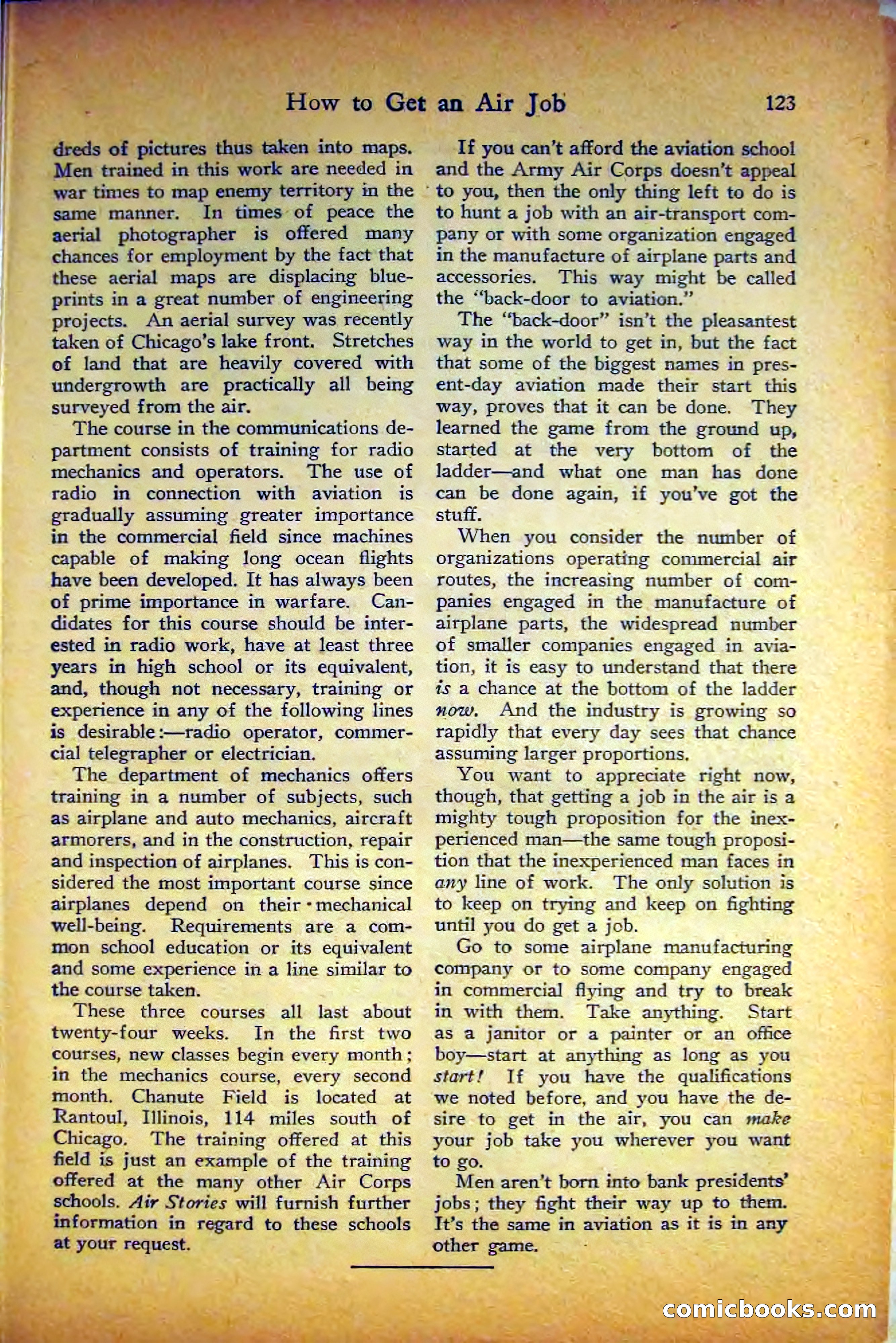 Air Stories, August 1927 — page 127 of 132