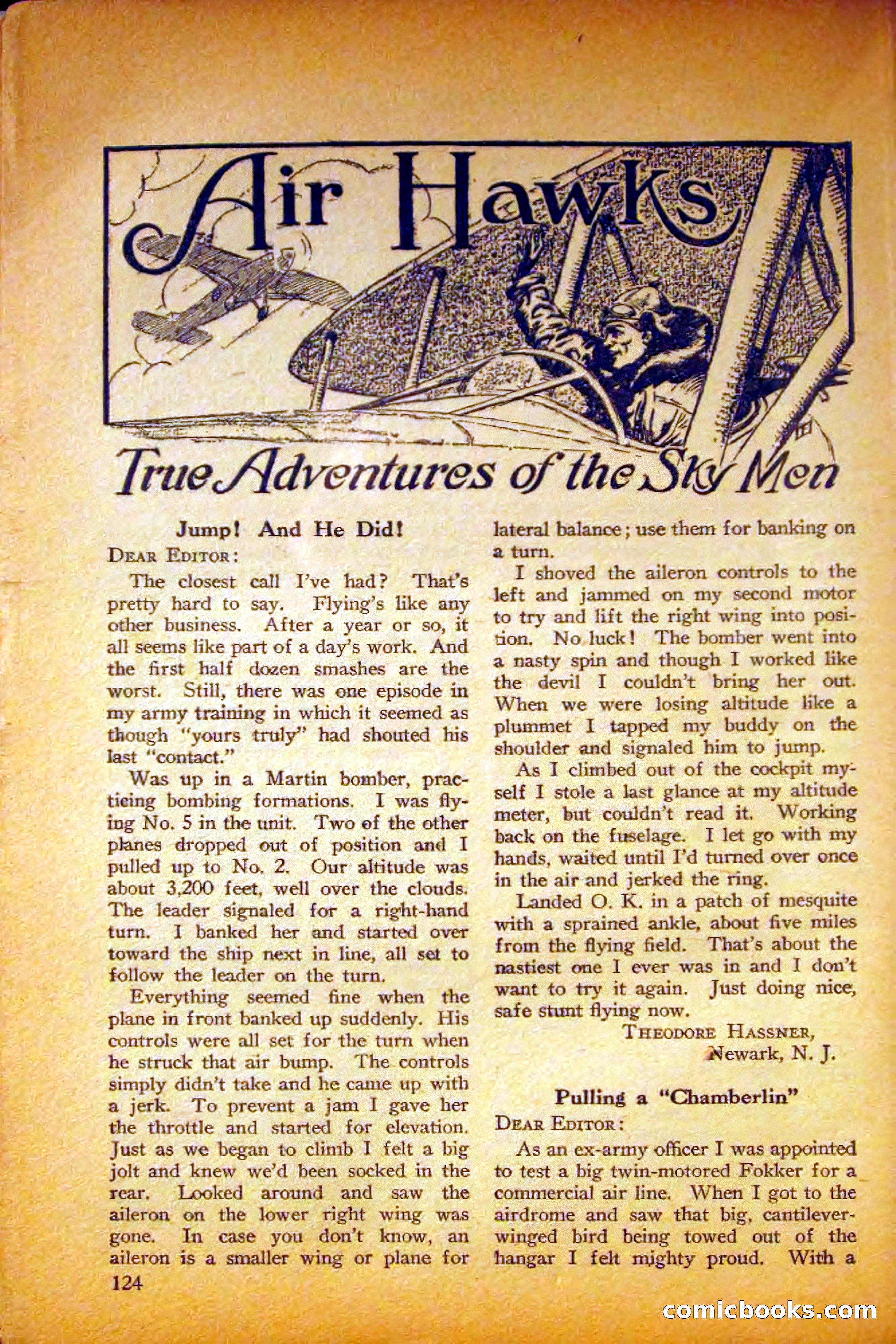 Air Stories, August 1927 — page 128 of 132
