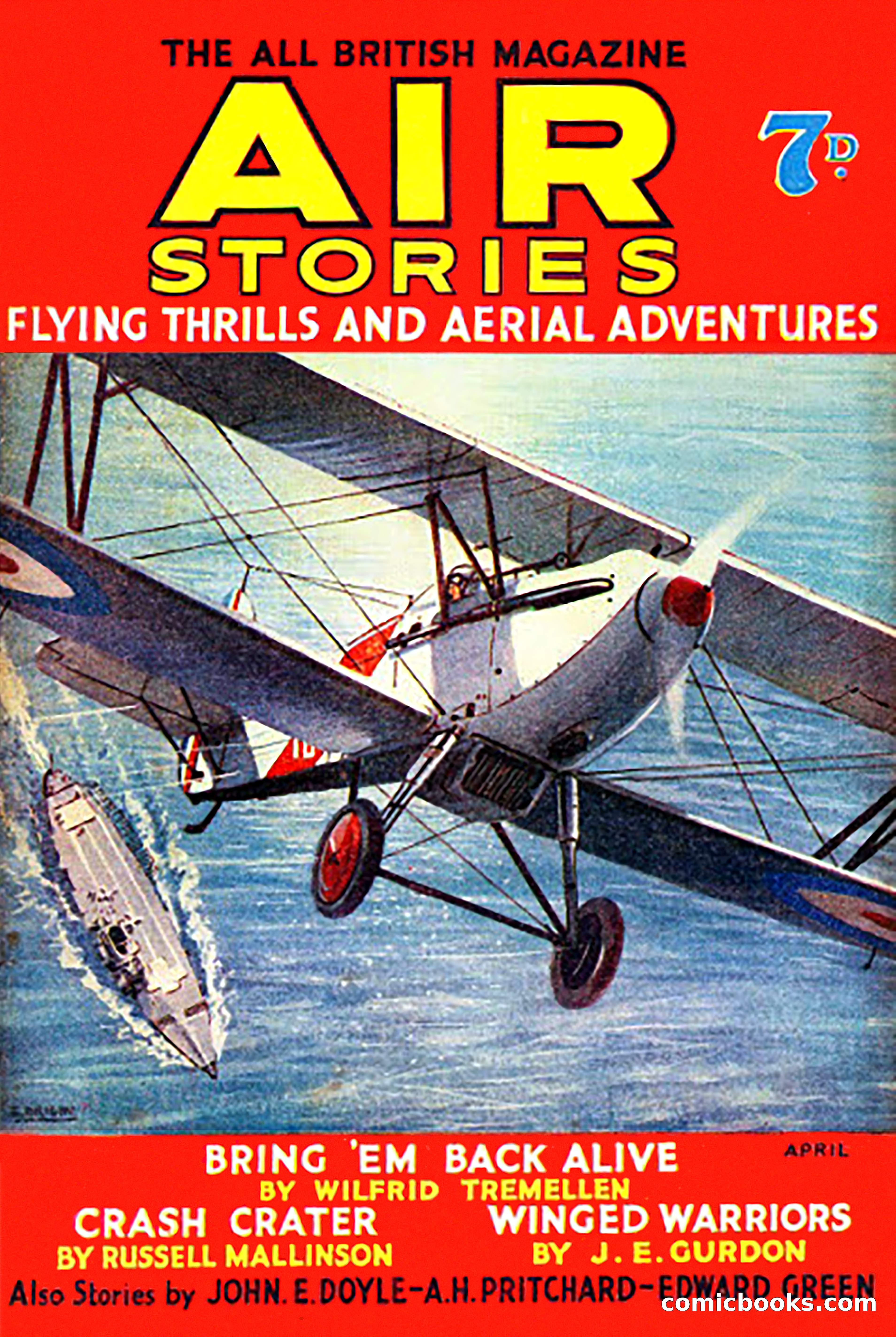 Air Stories, April 1936