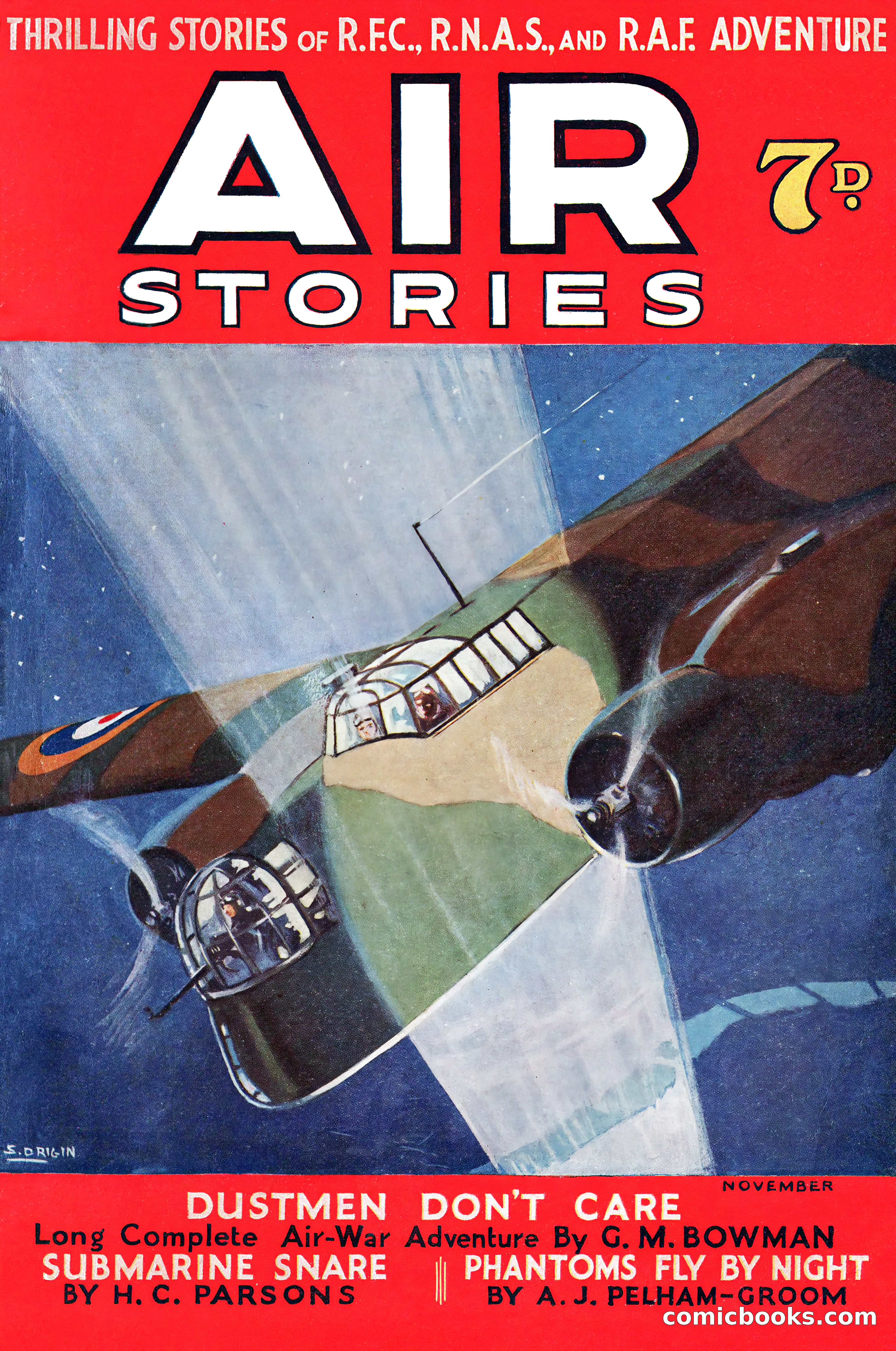 Air Stories, November 1937