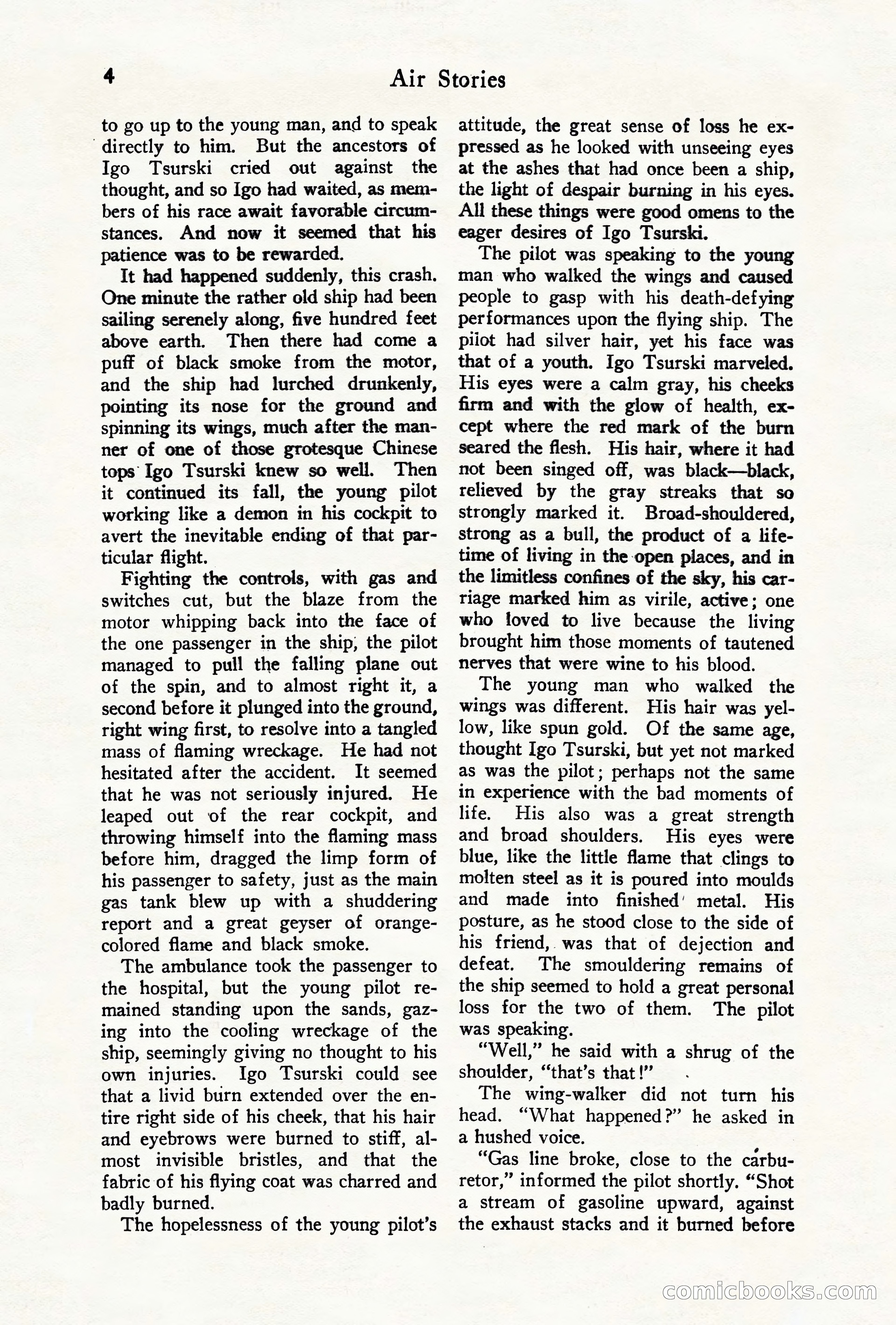 Air Stories, August 1928 — page 6 of 132