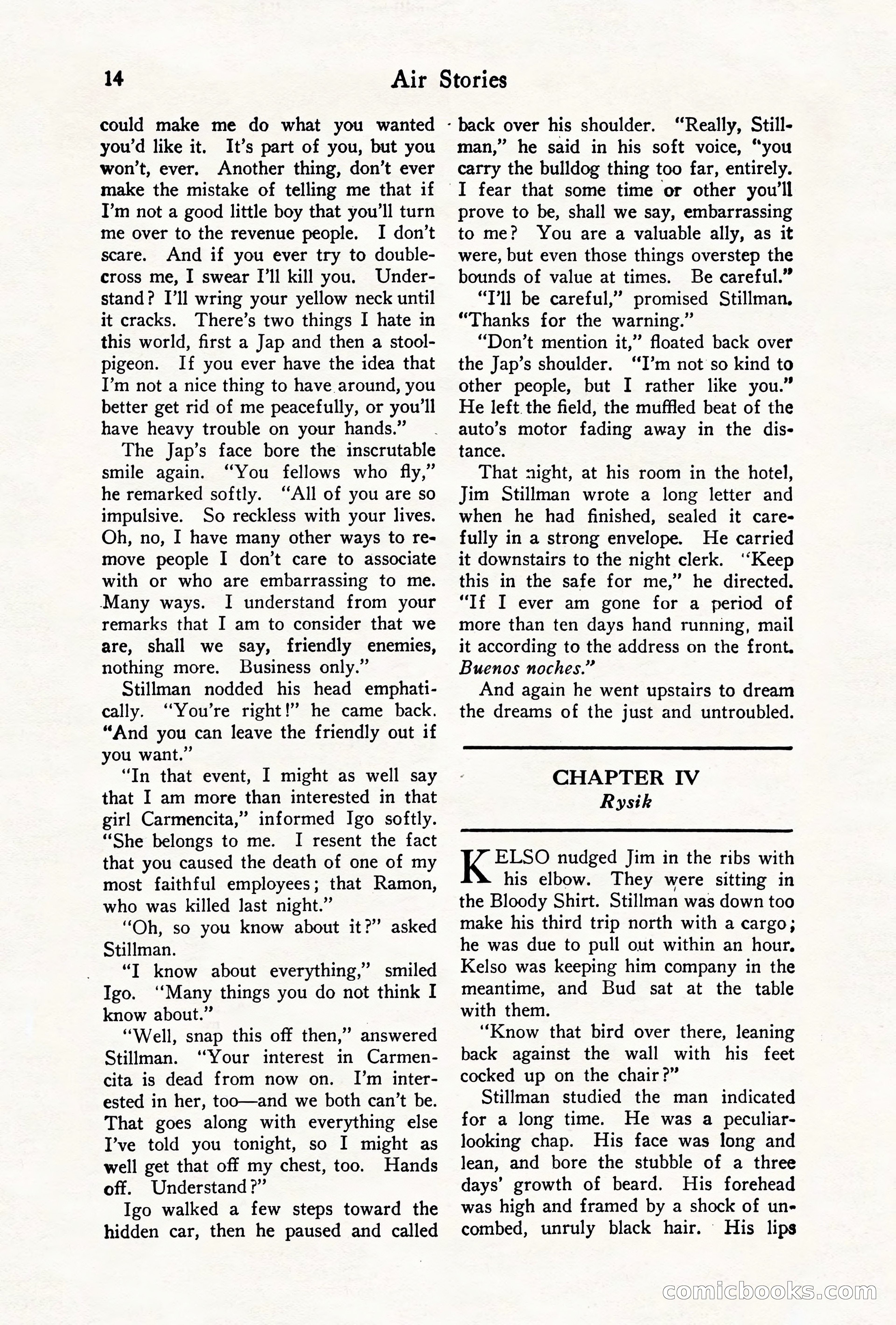 Air Stories, August 1928 — page 16 of 132
