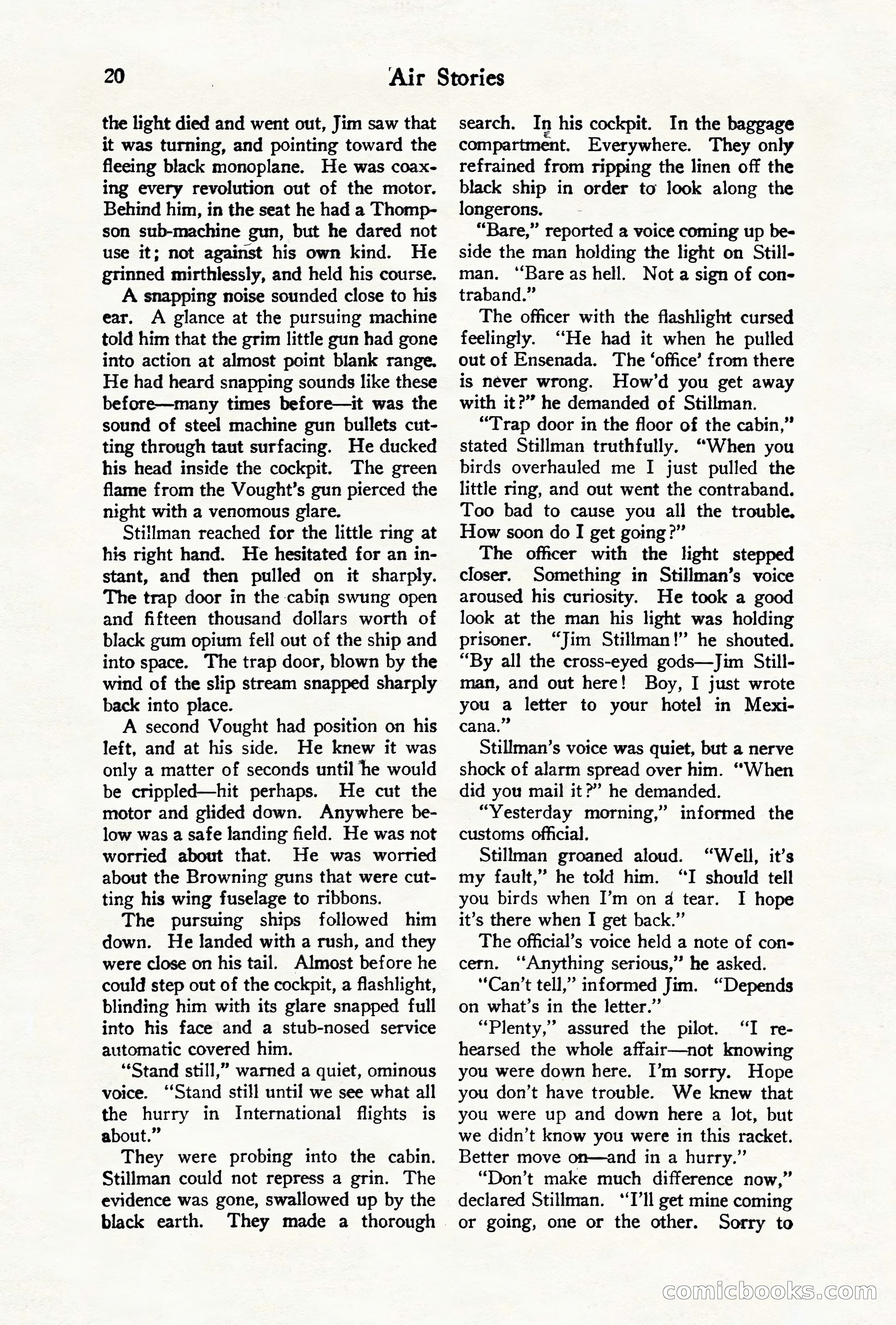 Air Stories, August 1928 — page 22 of 132