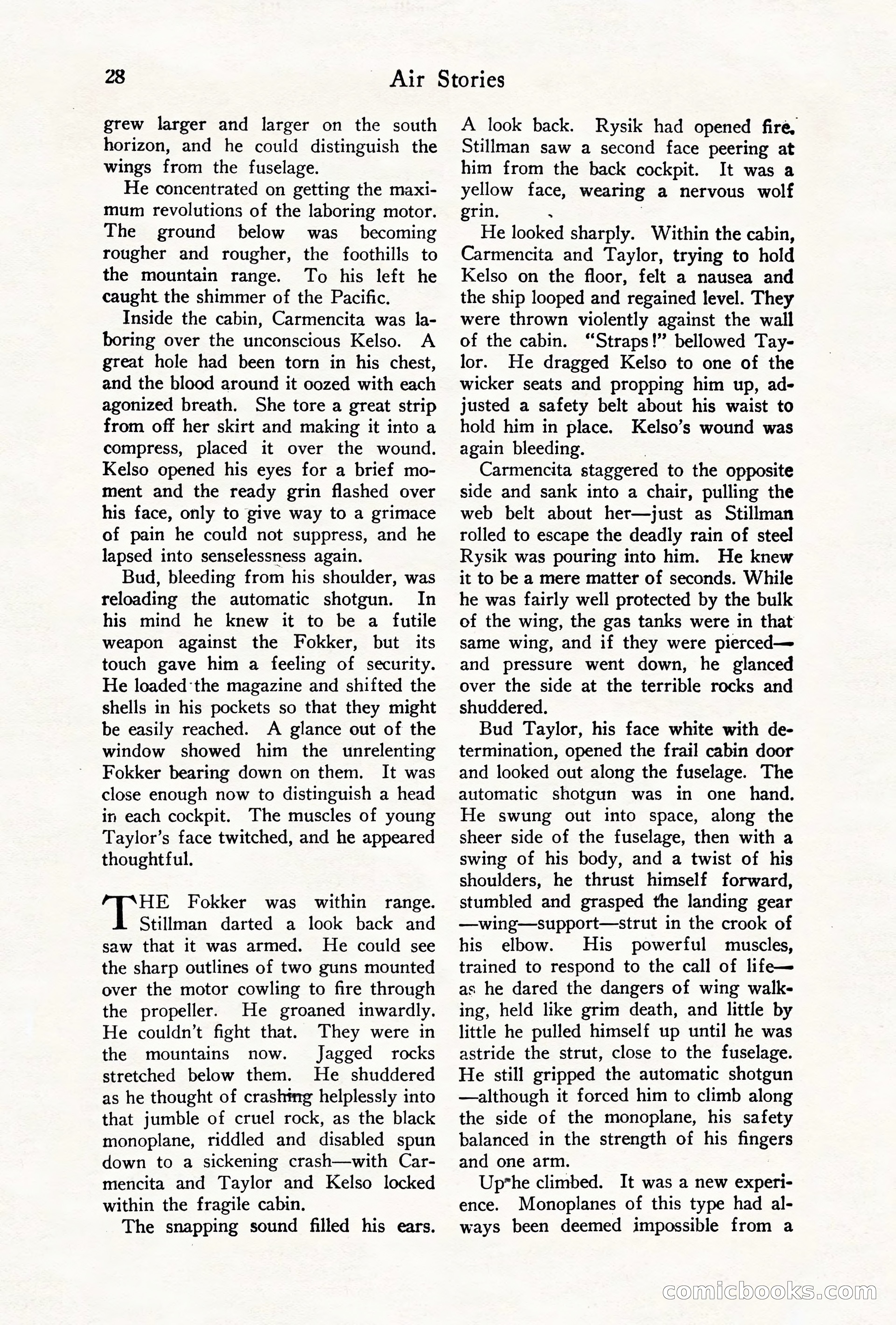 Air Stories, August 1928 — page 30 of 132
