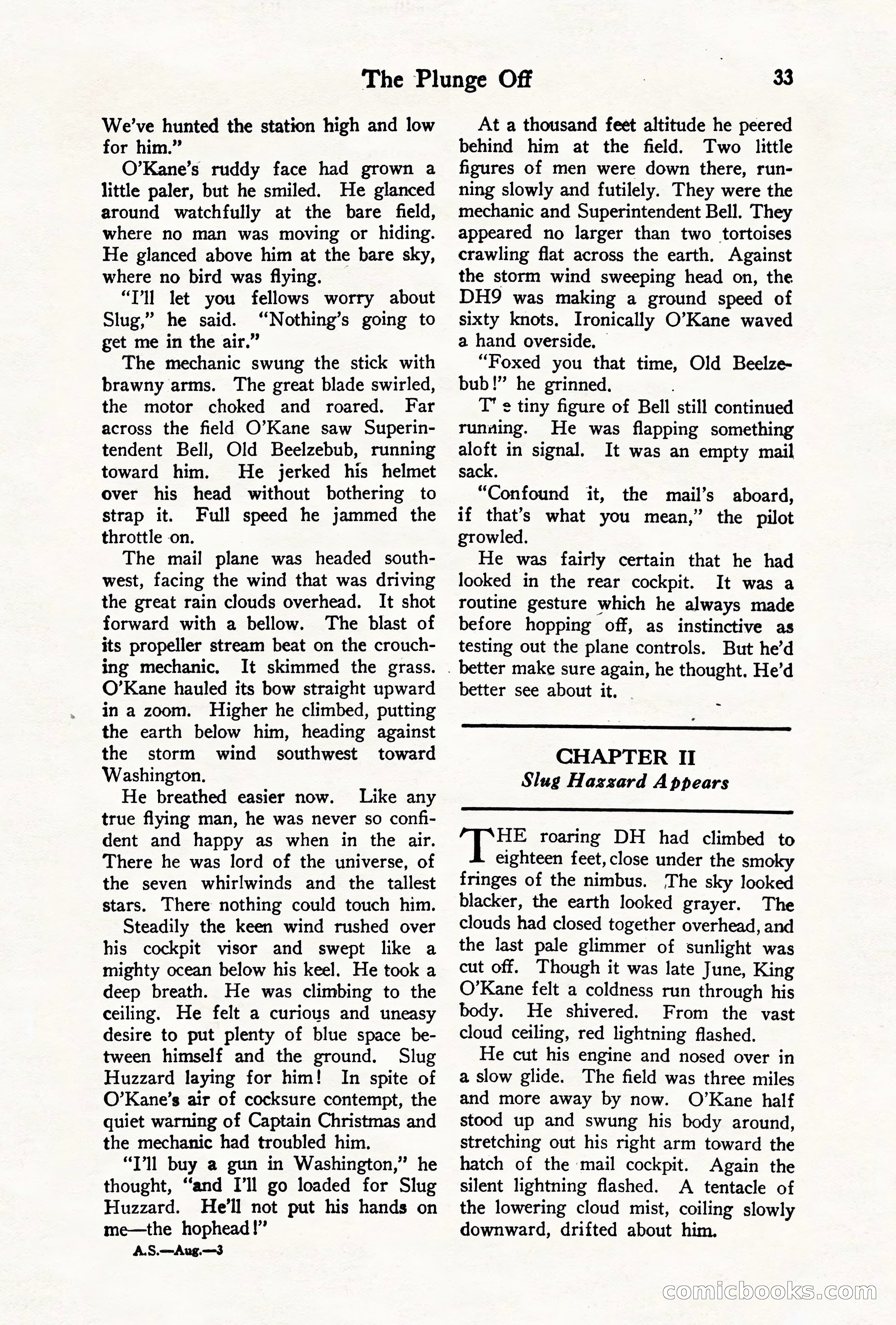 Air Stories, August 1928 — page 35 of 132