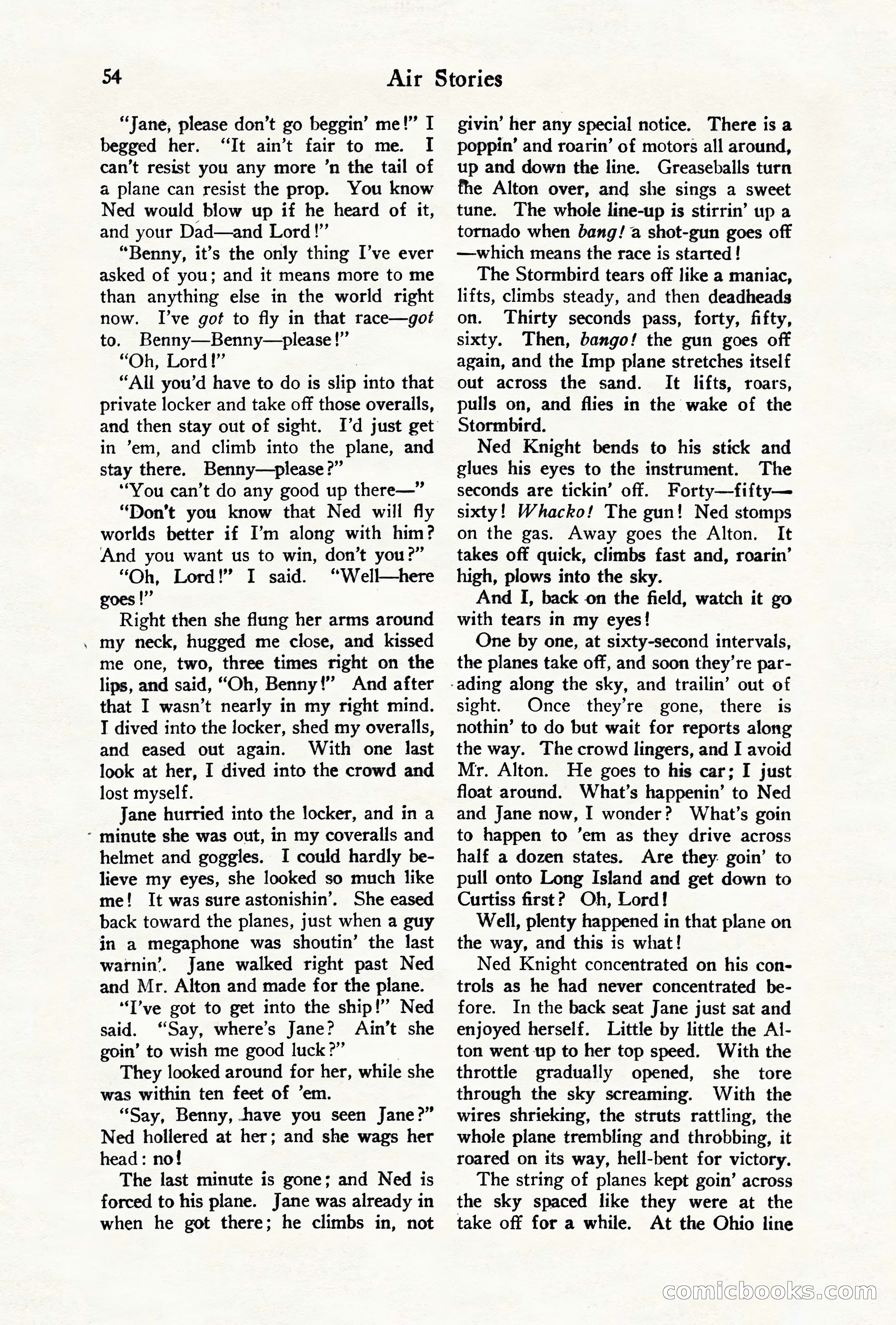 Air Stories, August 1928 — page 56 of 132