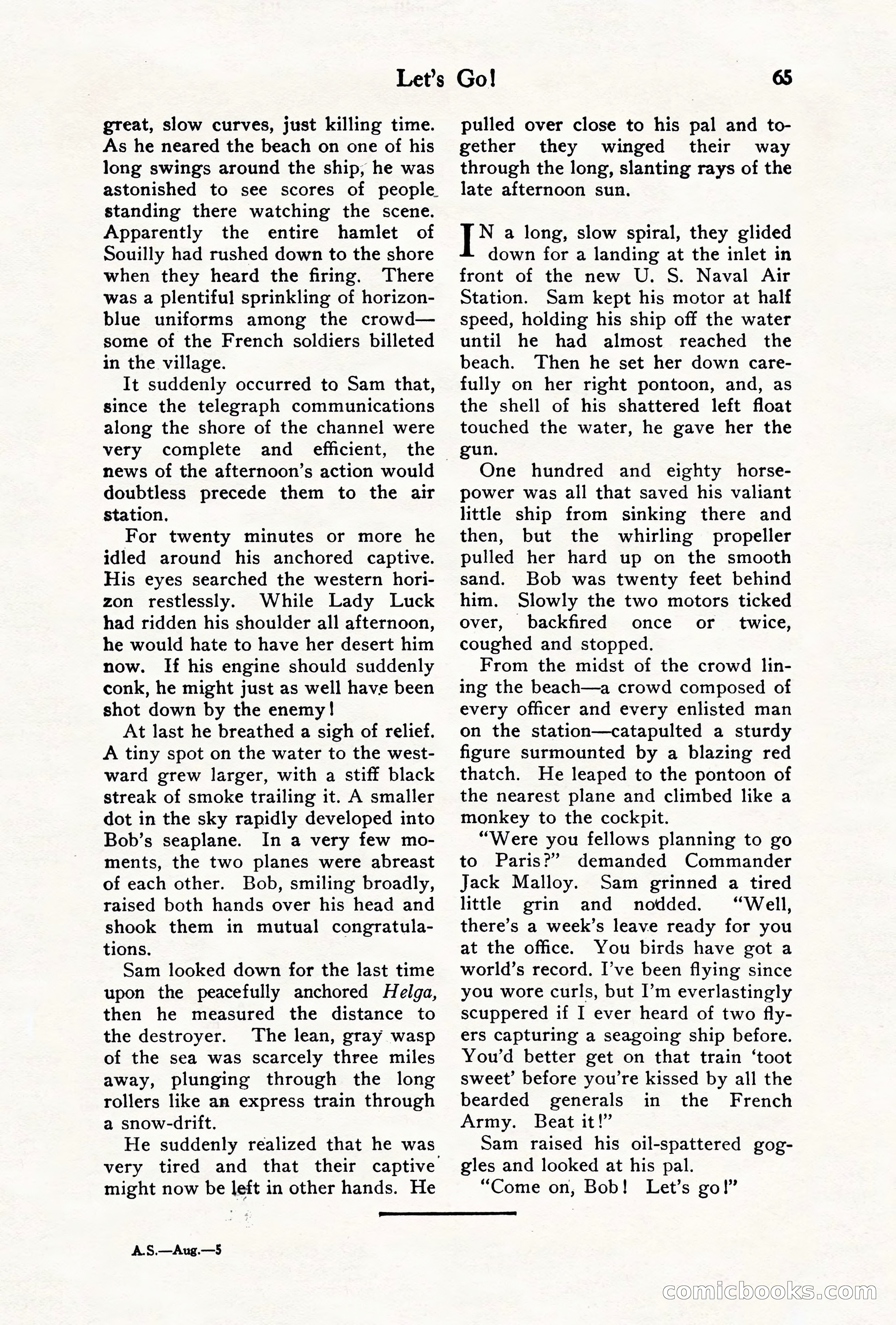 Air Stories, August 1928 — page 67 of 132