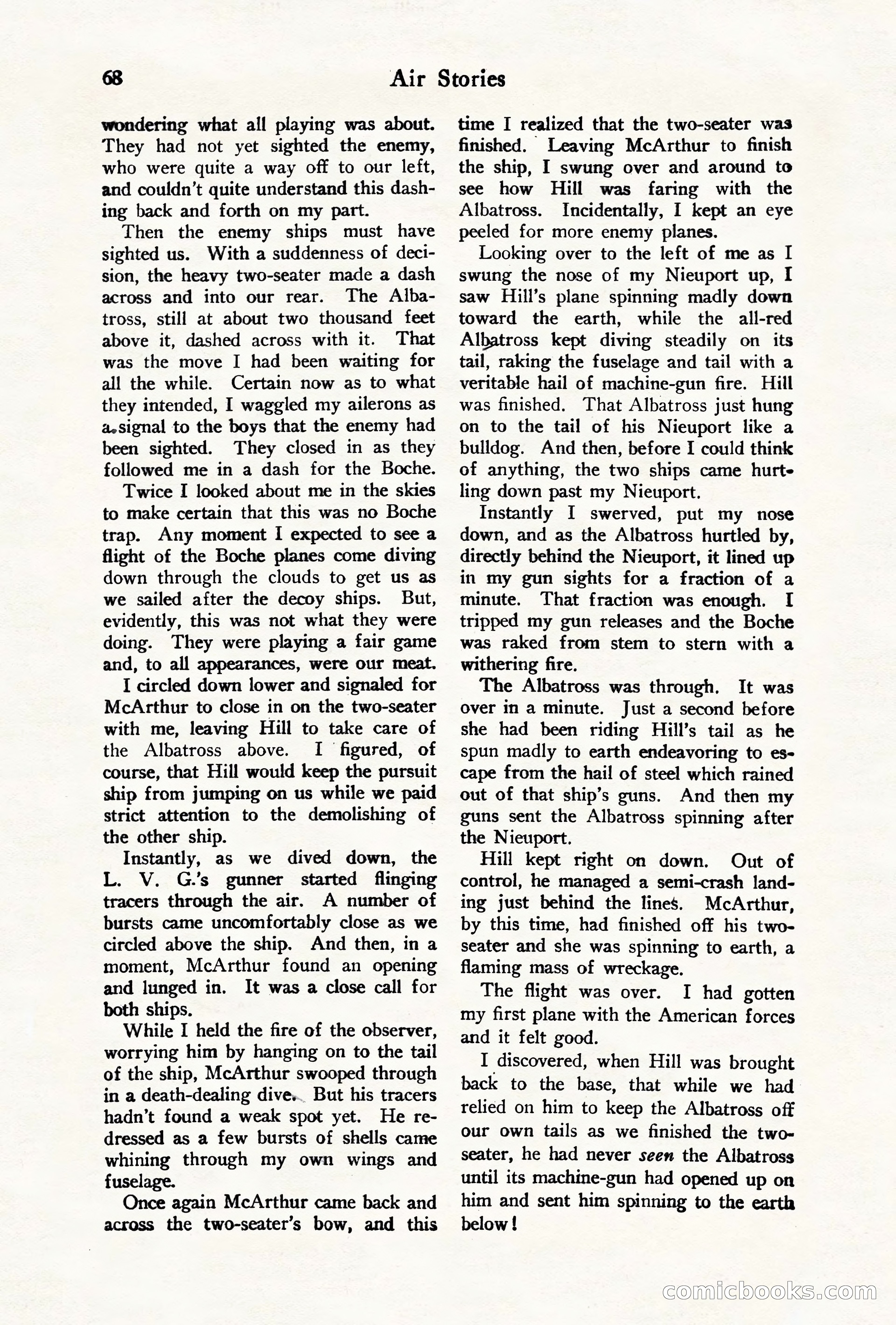 Air Stories, August 1928 — page 70 of 132