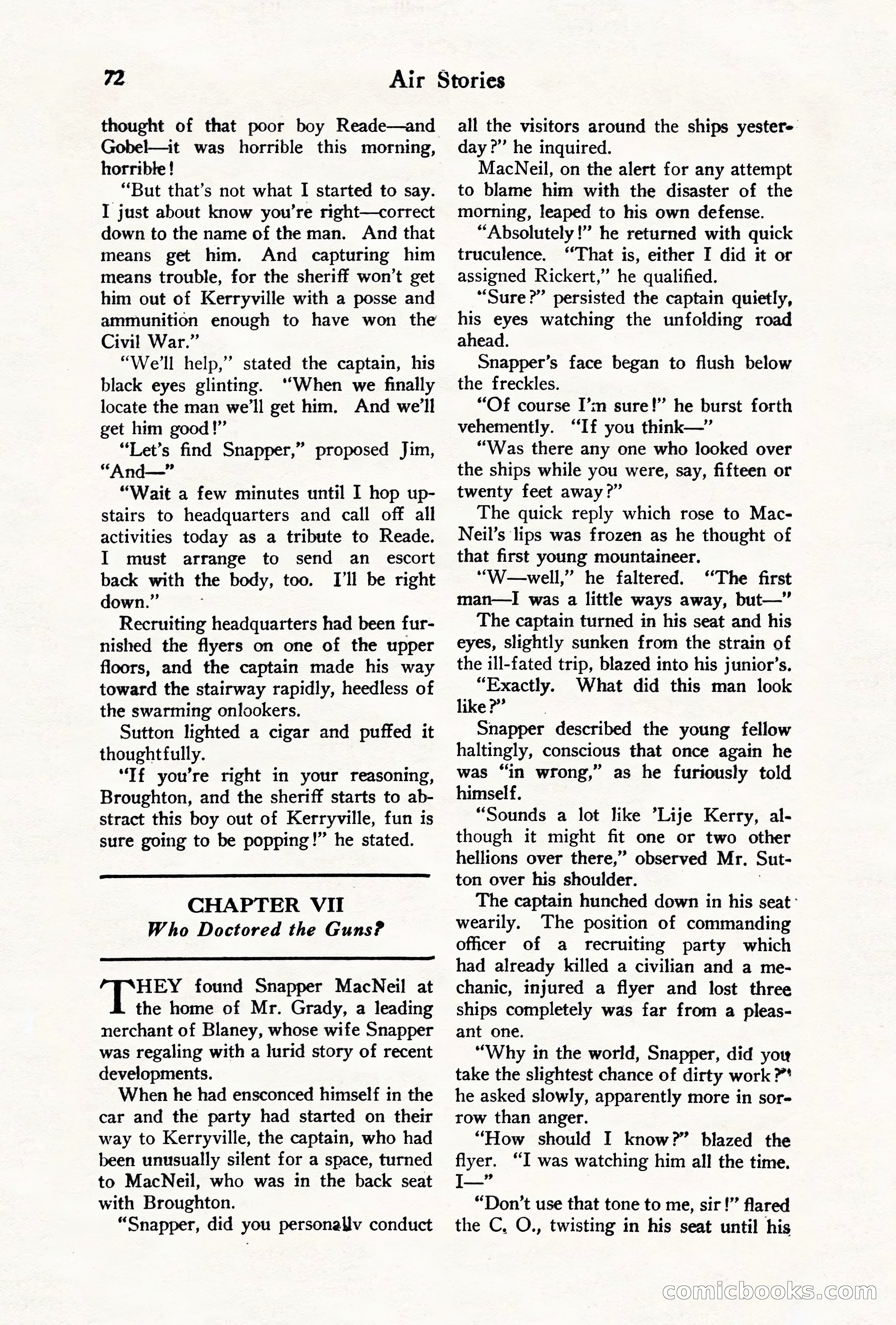 Air Stories, August 1928 — page 74 of 132