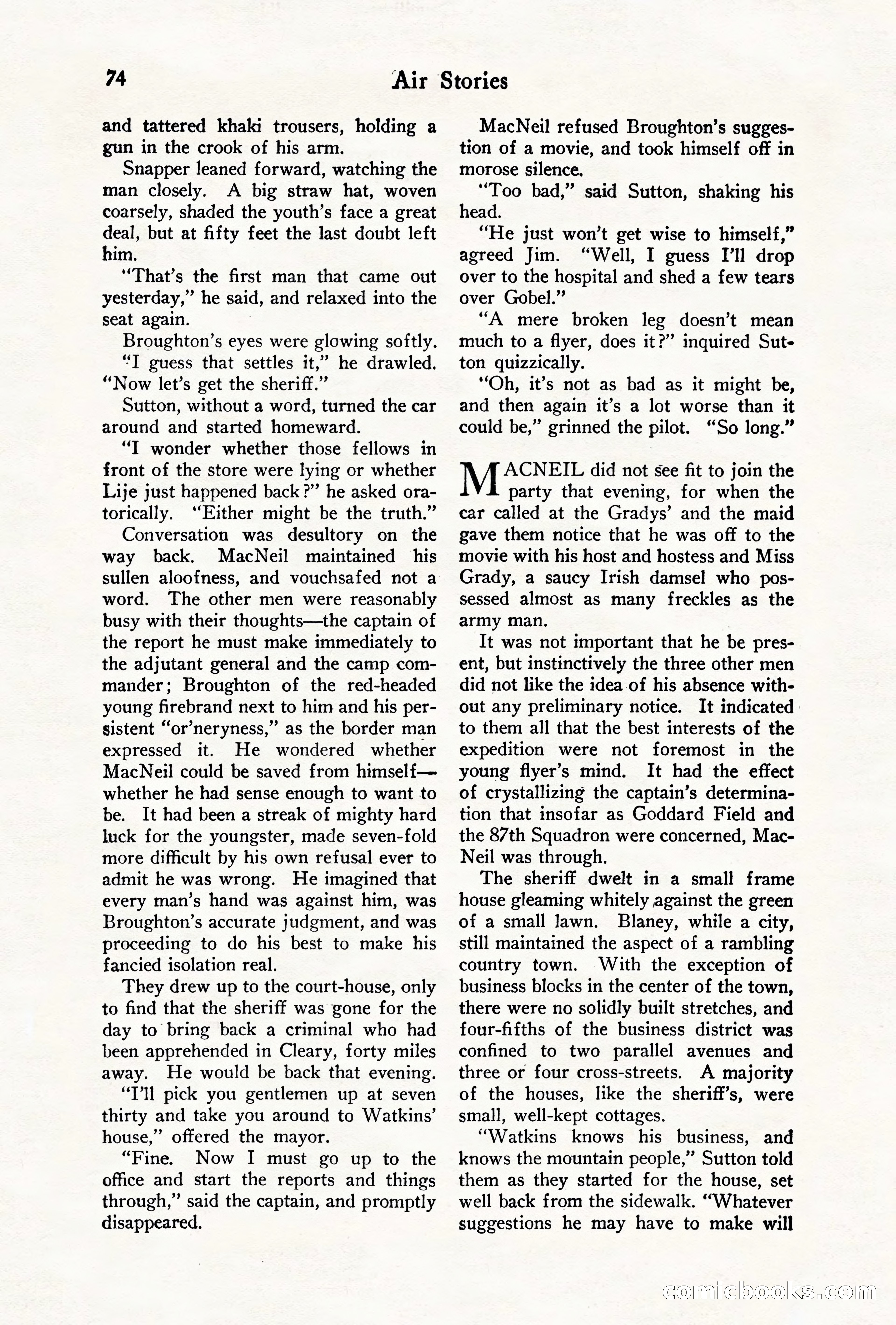Air Stories, August 1928 — page 76 of 132