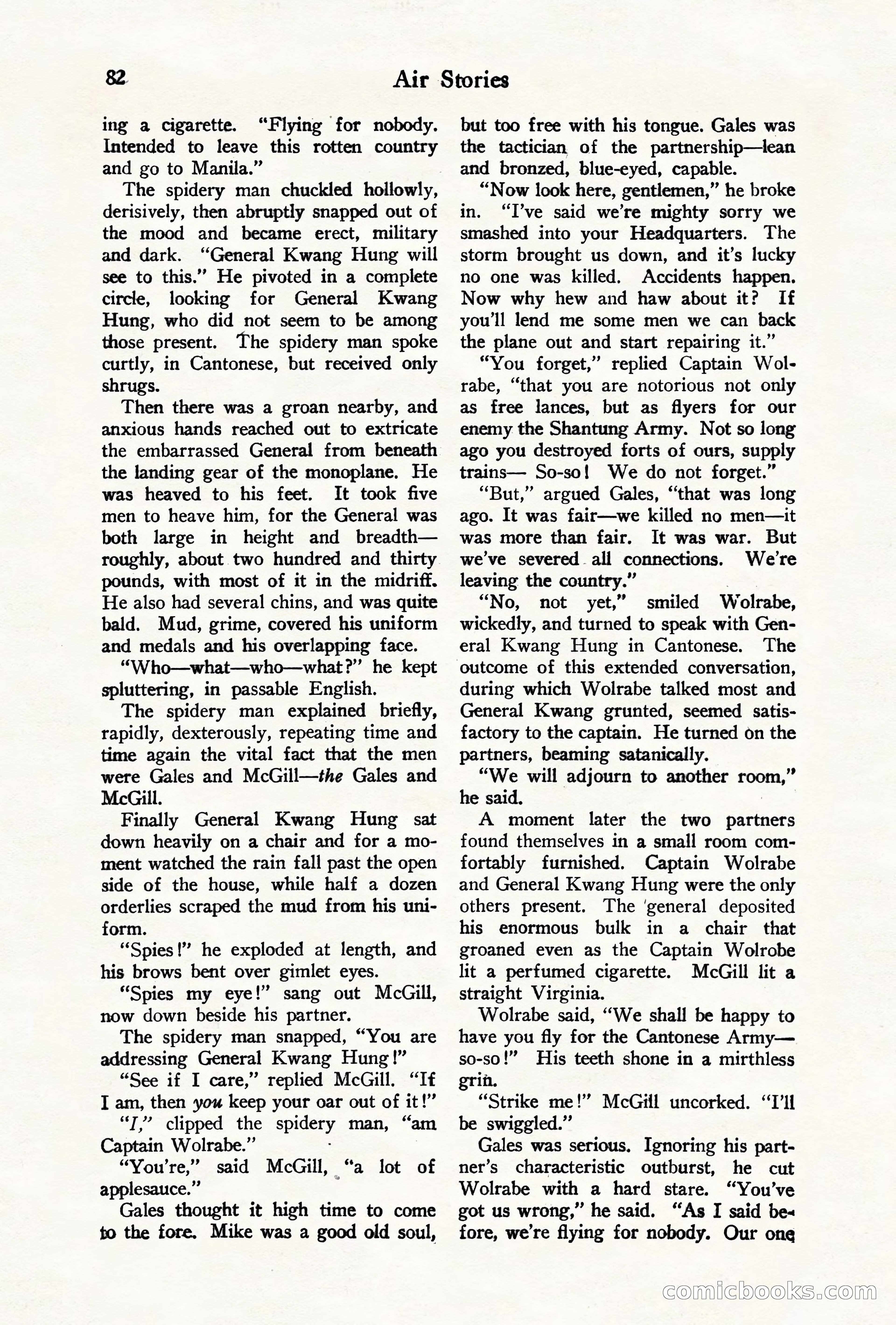 Air Stories, August 1928 — page 84 of 132