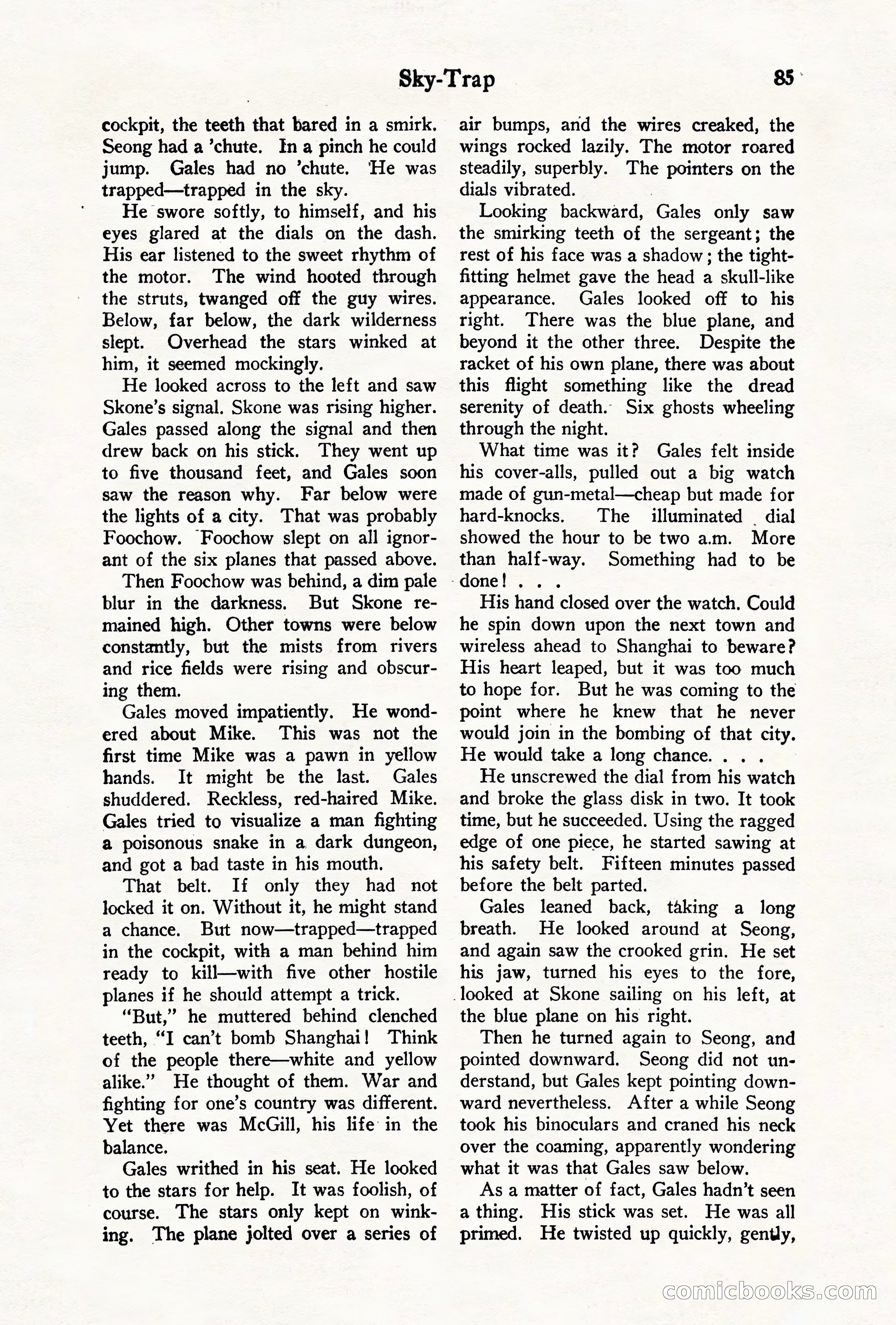 Air Stories, August 1928 — page 87 of 132