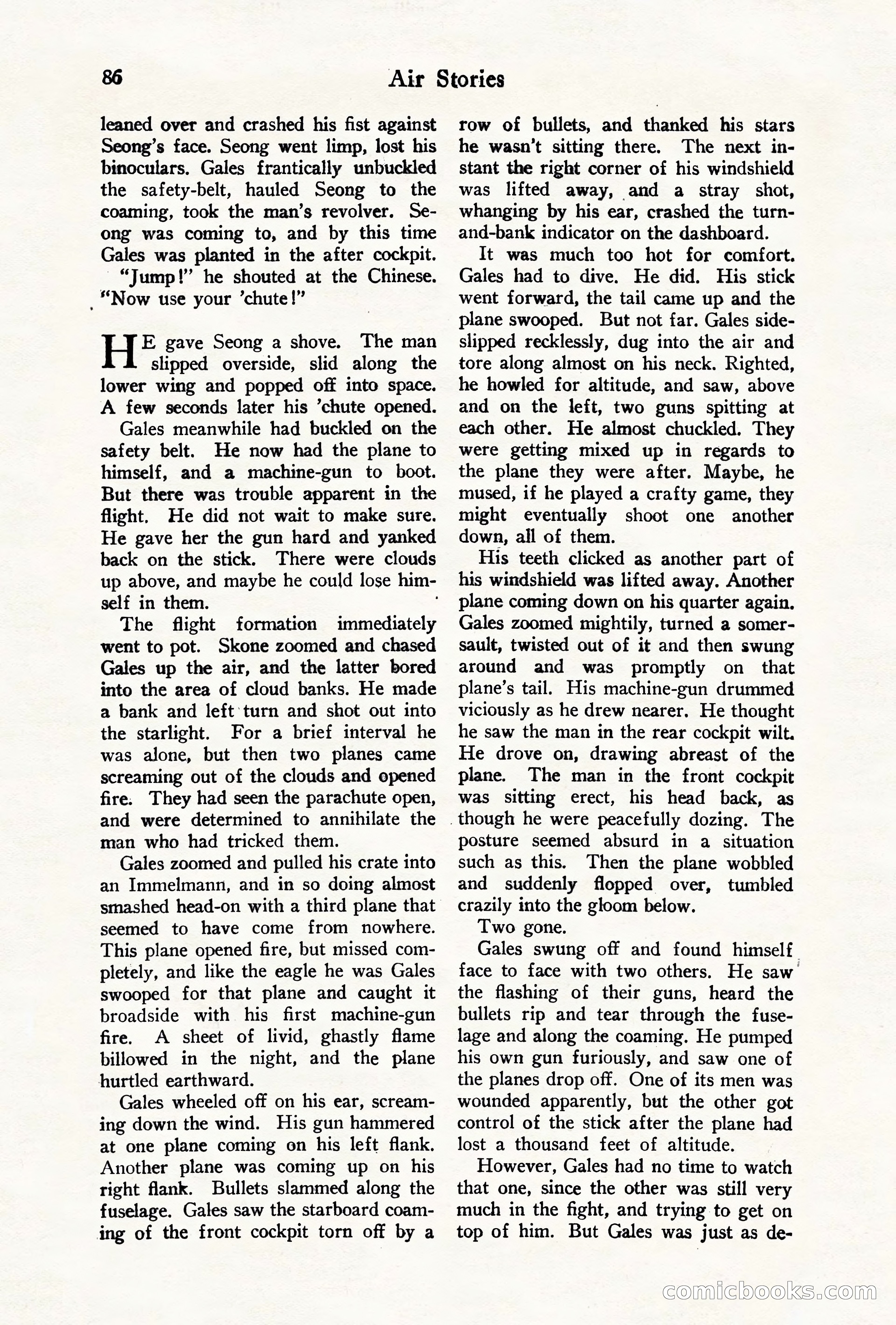 Air Stories, August 1928 — page 88 of 132