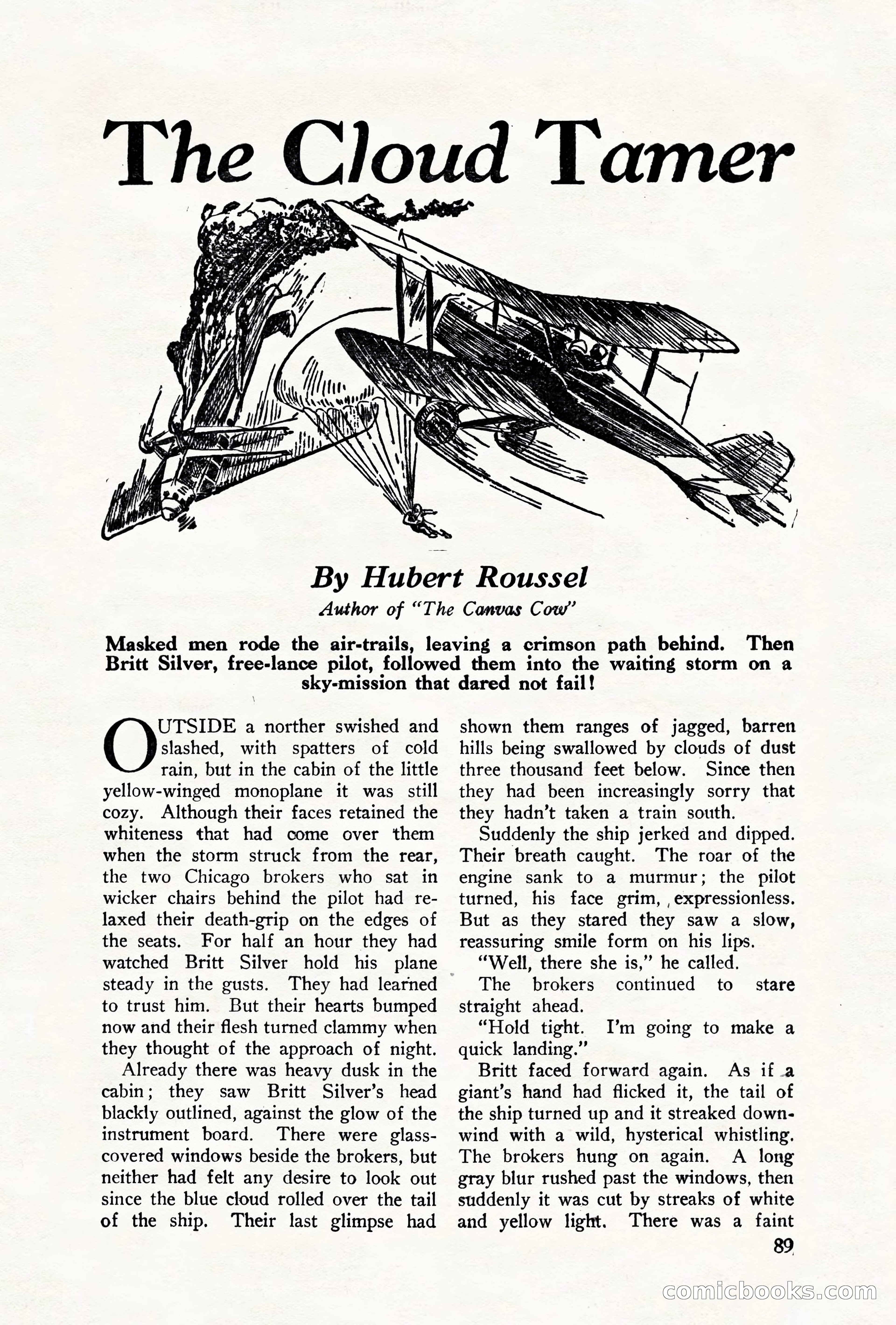 Air Stories, August 1928 — page 91 of 132