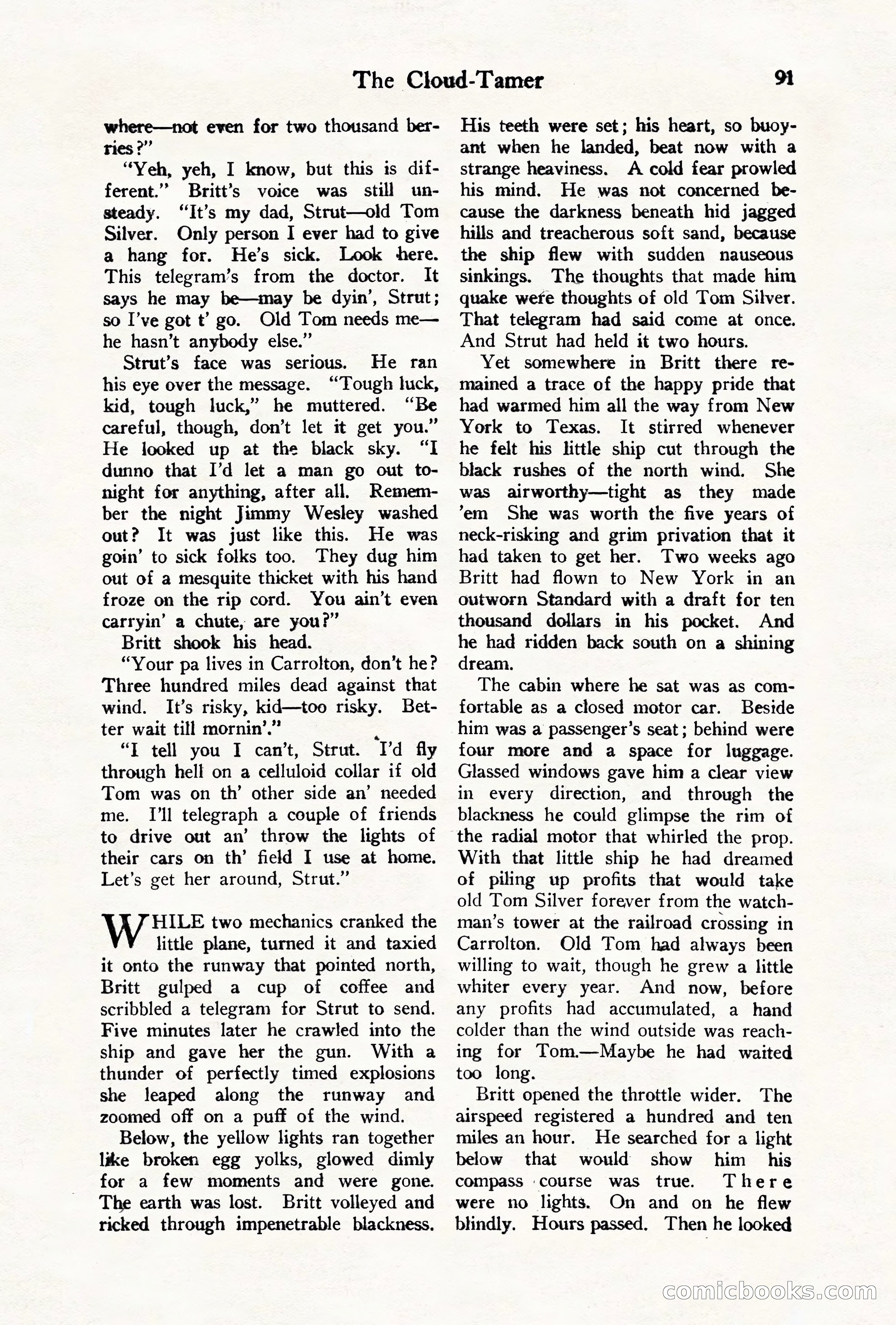 Air Stories, August 1928 — page 93 of 132