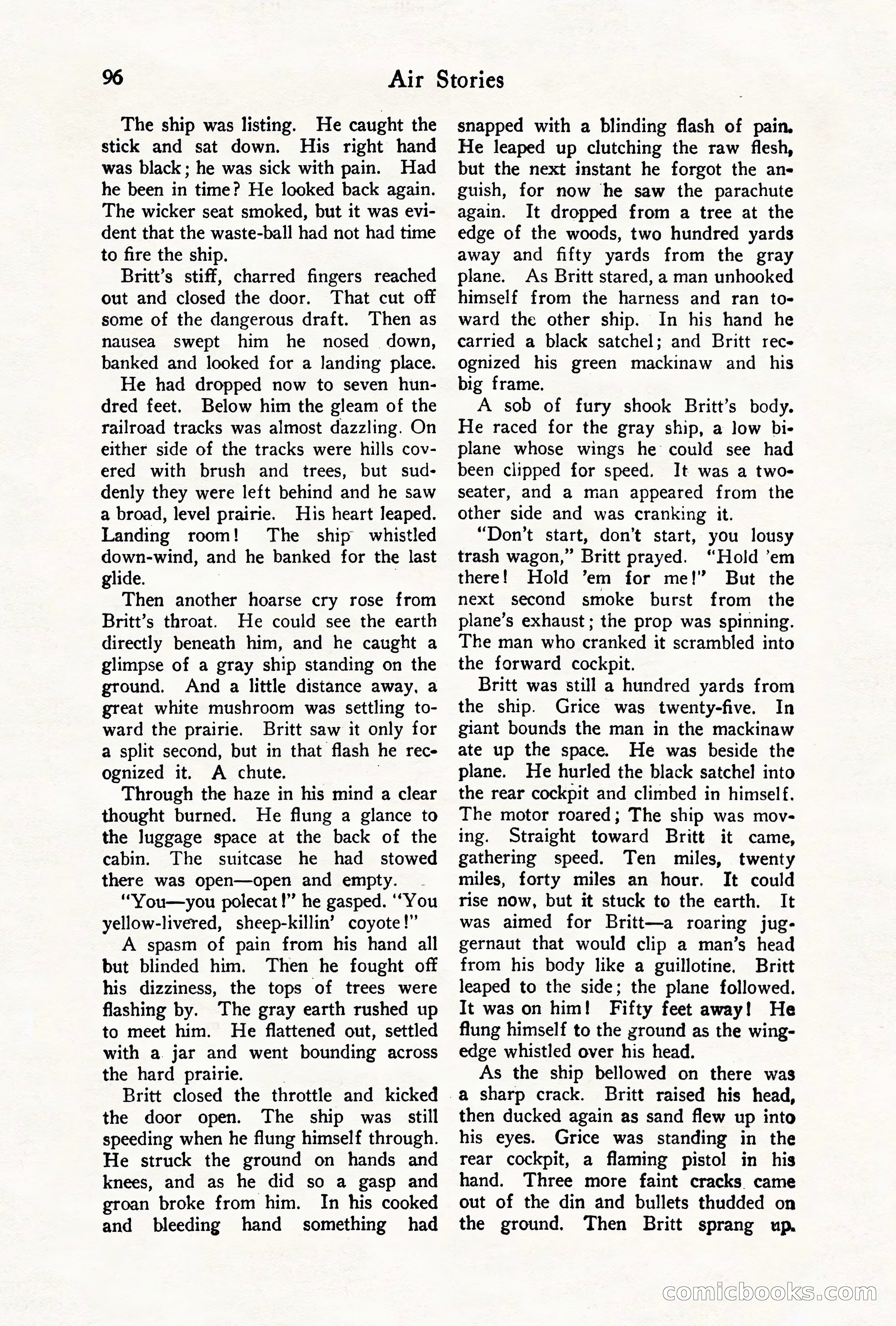 Air Stories, August 1928 — page 98 of 132