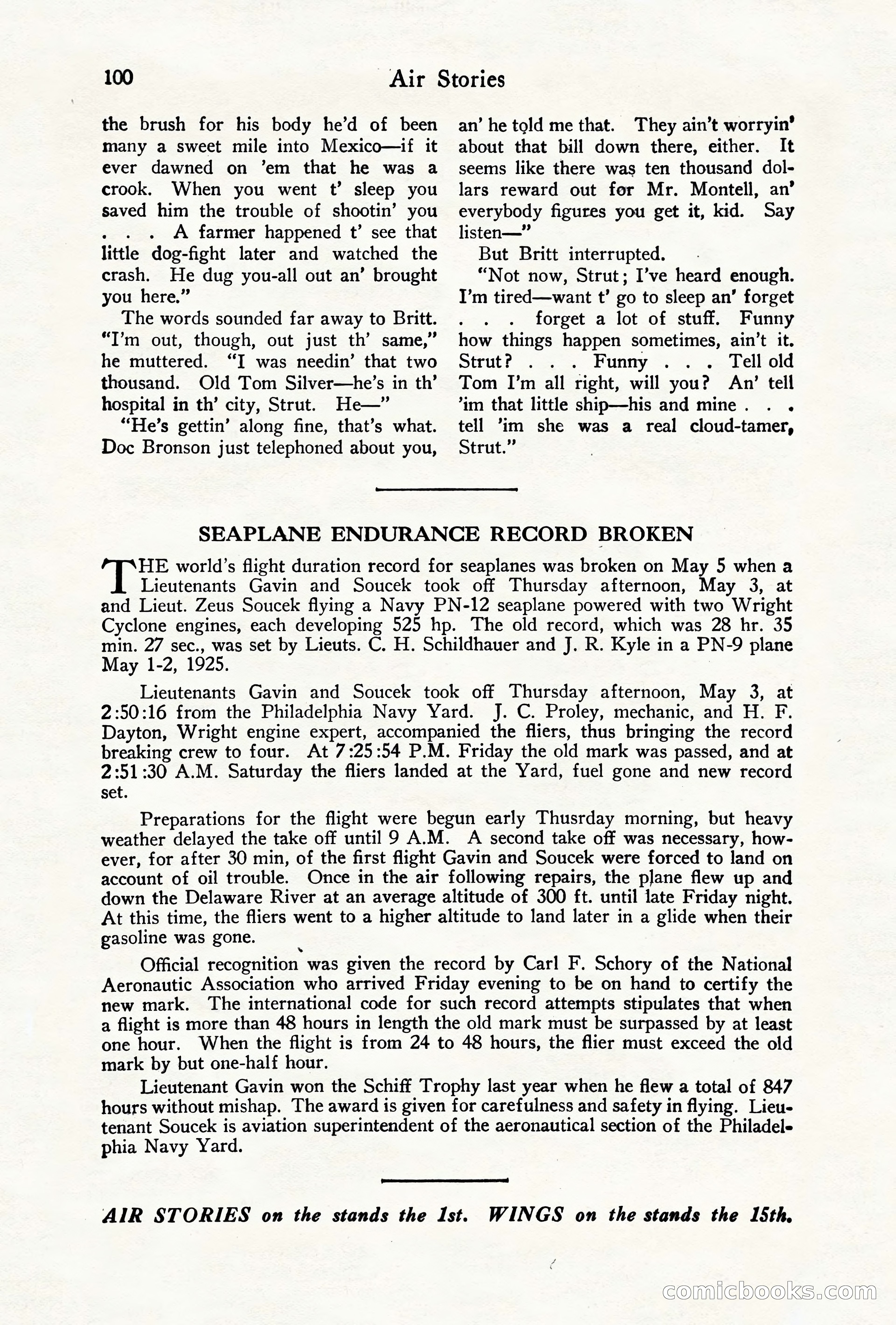 Air Stories, August 1928 — page 102 of 132