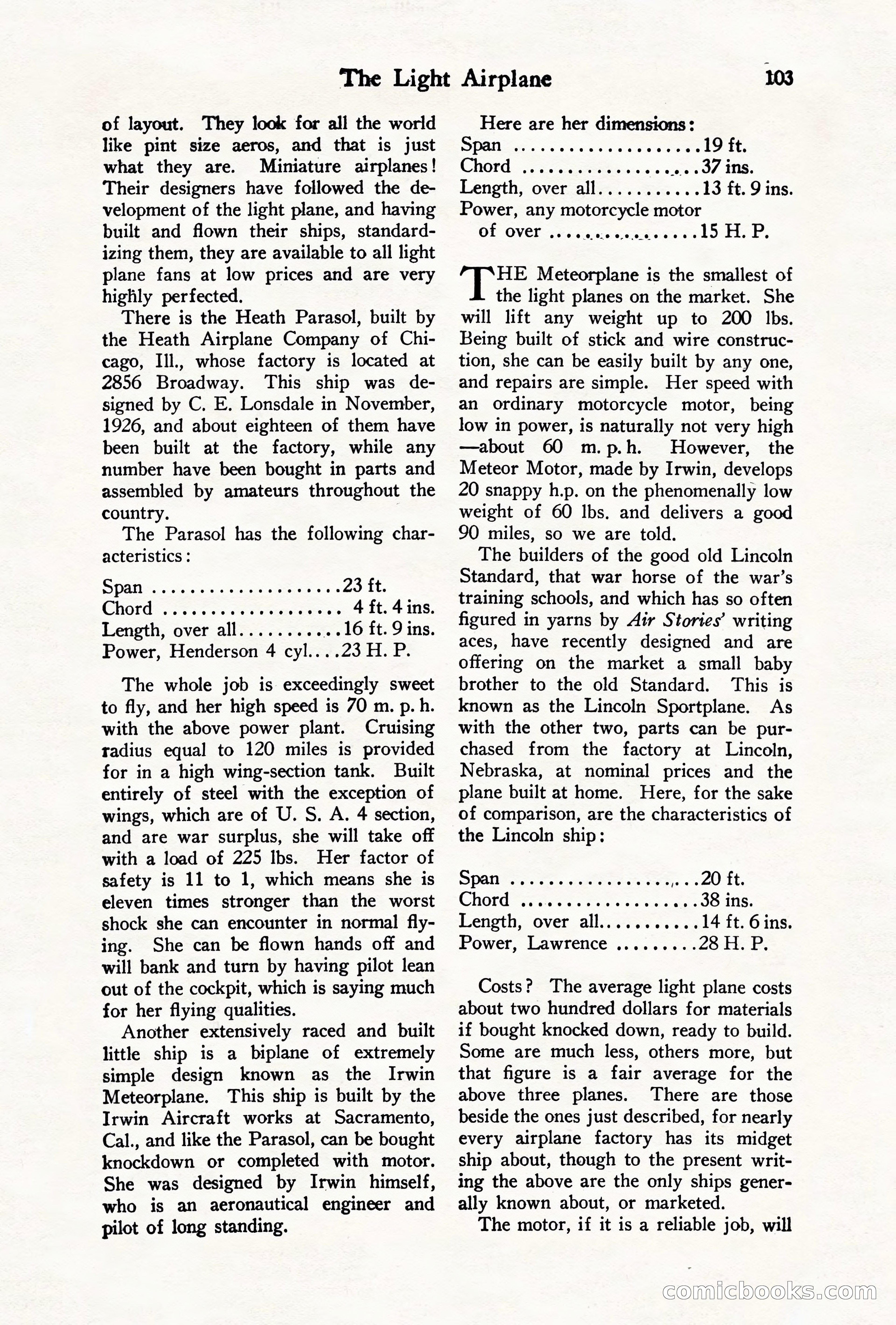 Air Stories, August 1928 — page 105 of 132