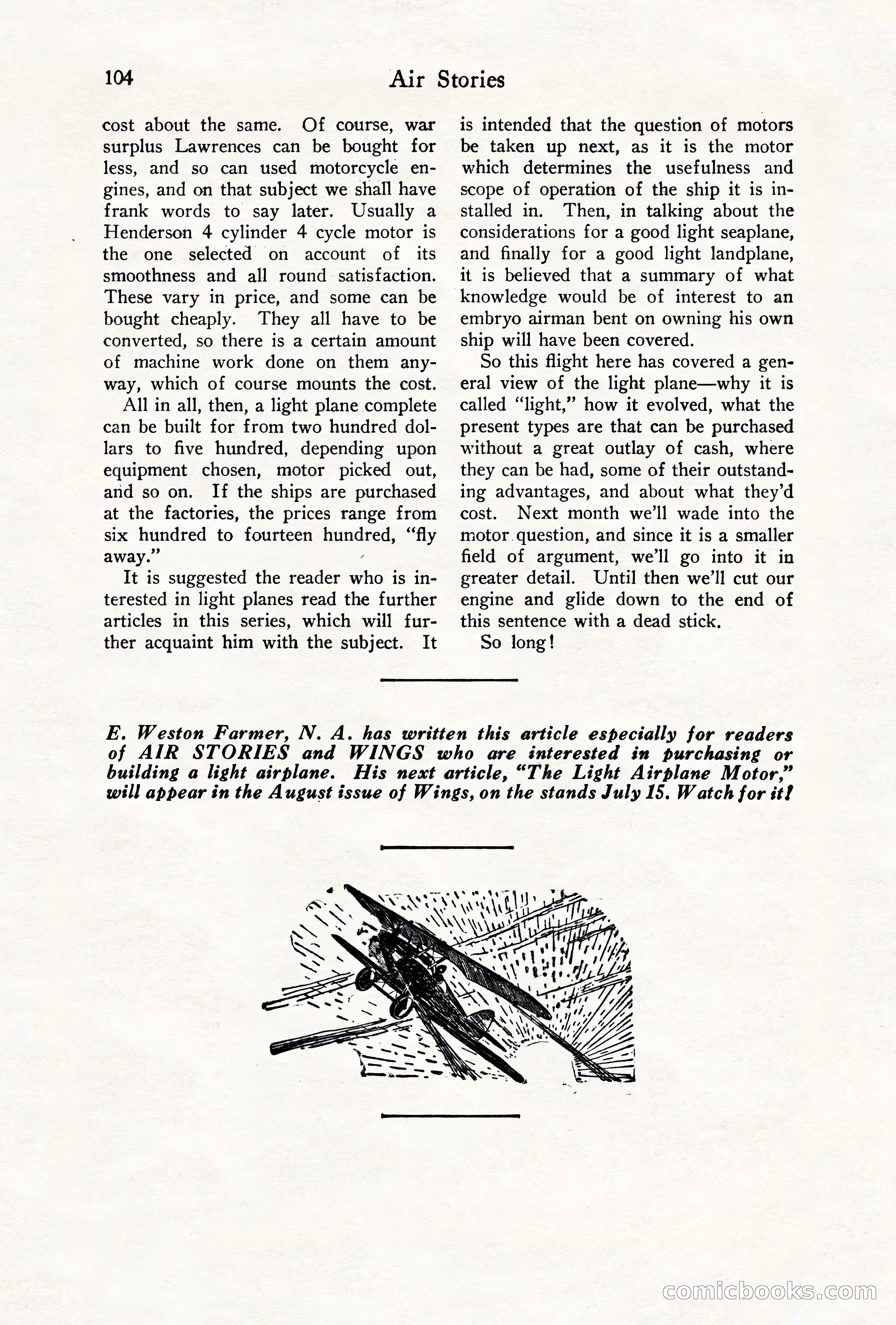 Air Stories, August 1928 — page 106 of 132