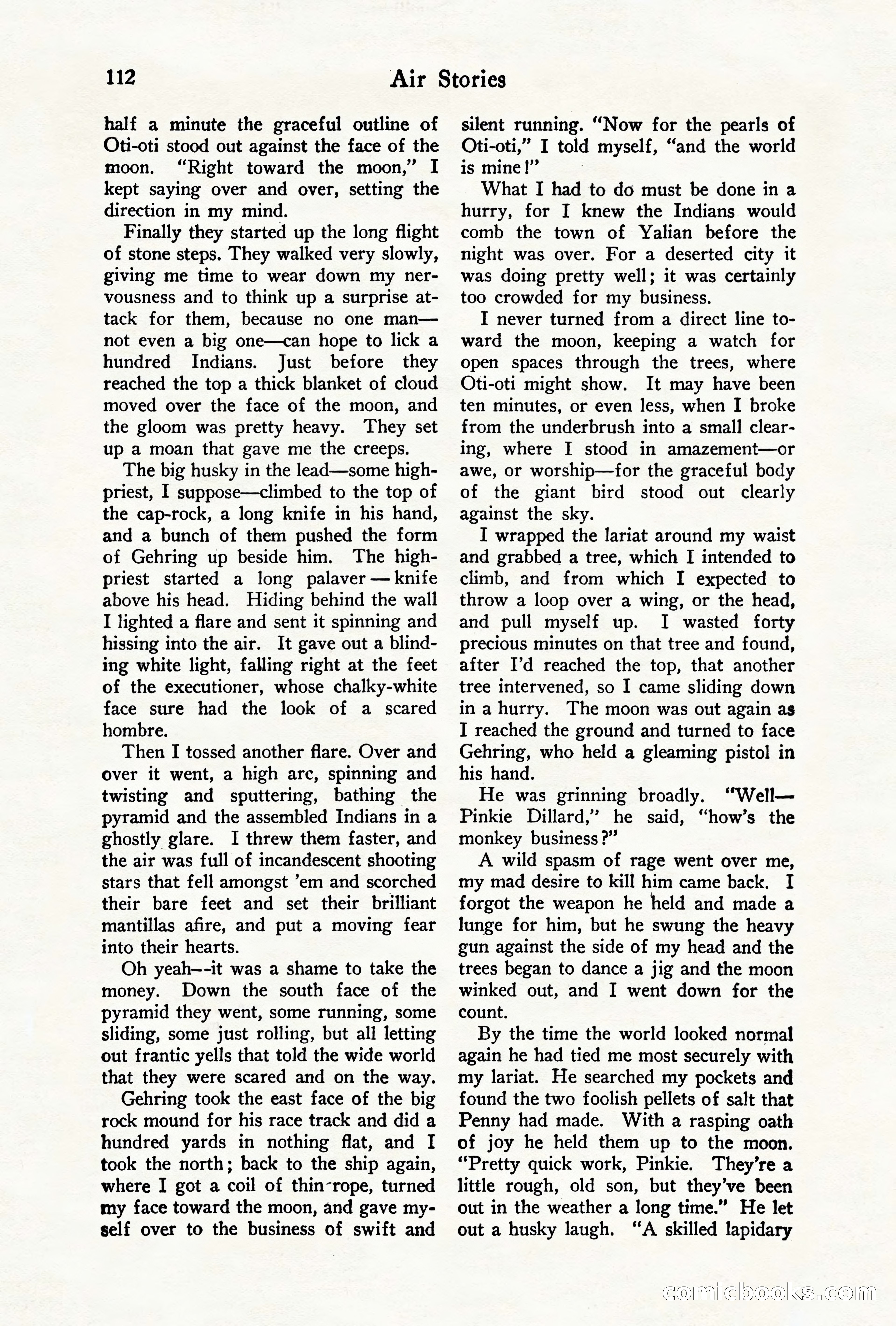 Air Stories, August 1928 — page 114 of 132