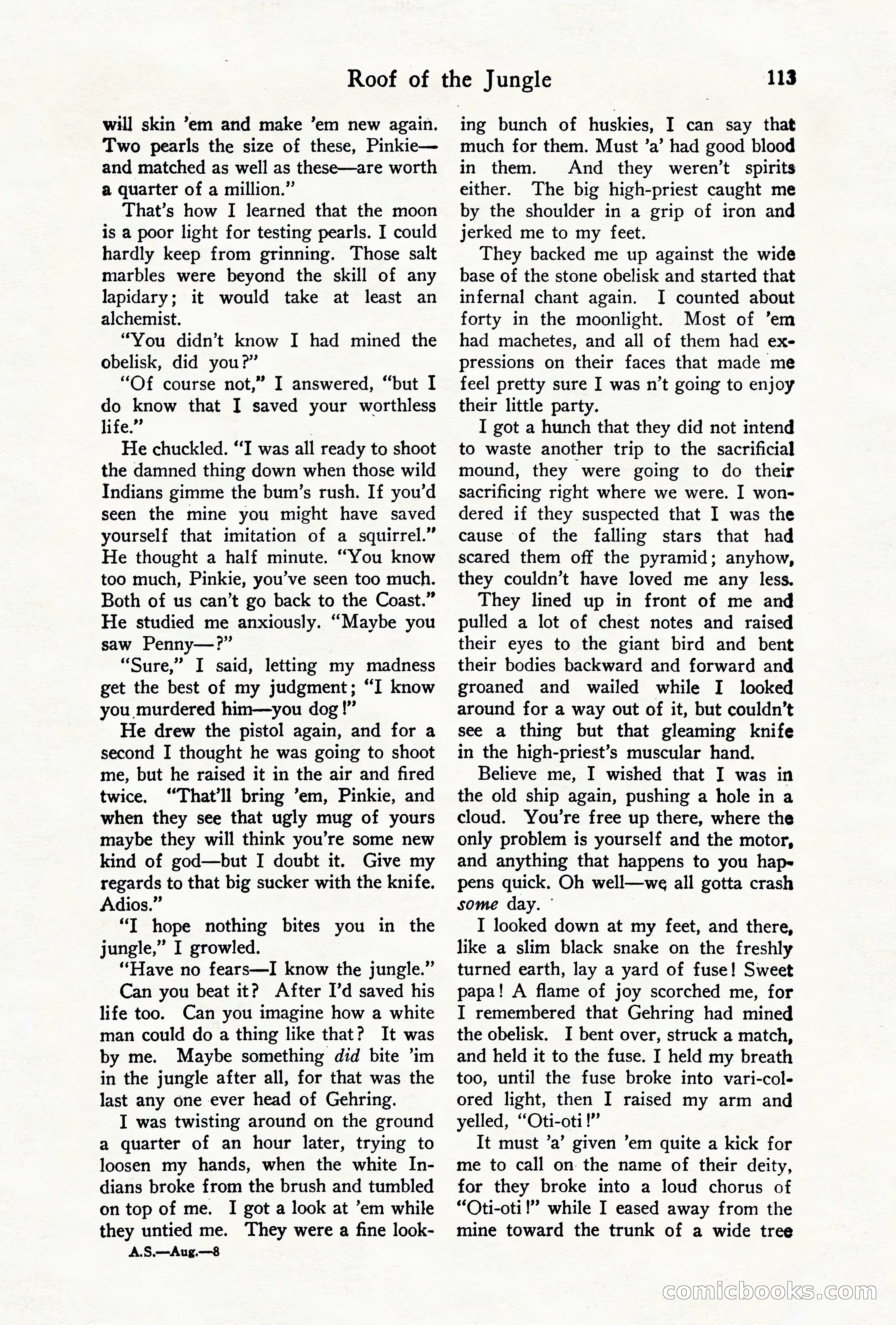 Air Stories, August 1928 — page 115 of 132
